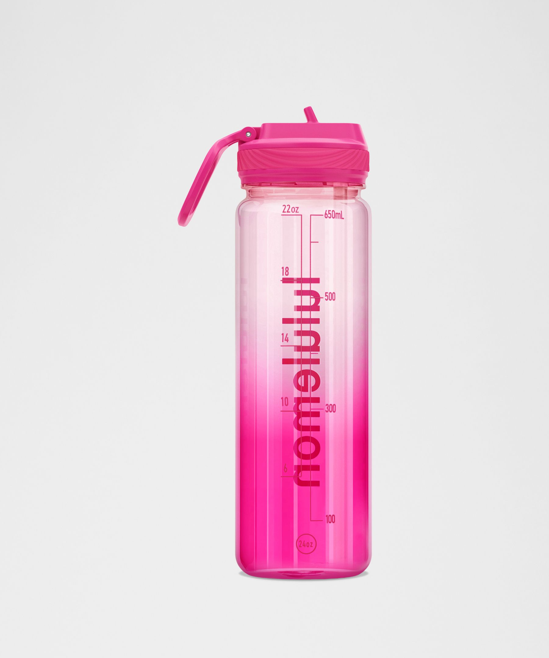 Botella transparente Back To Life 710ml *Tapa con popote