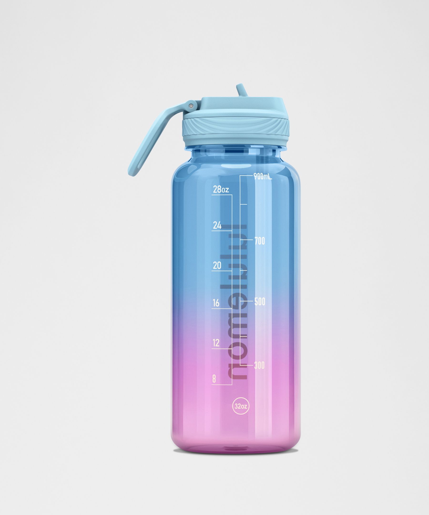 Botella transparente Back To Life 710ml *Tapa con Popote