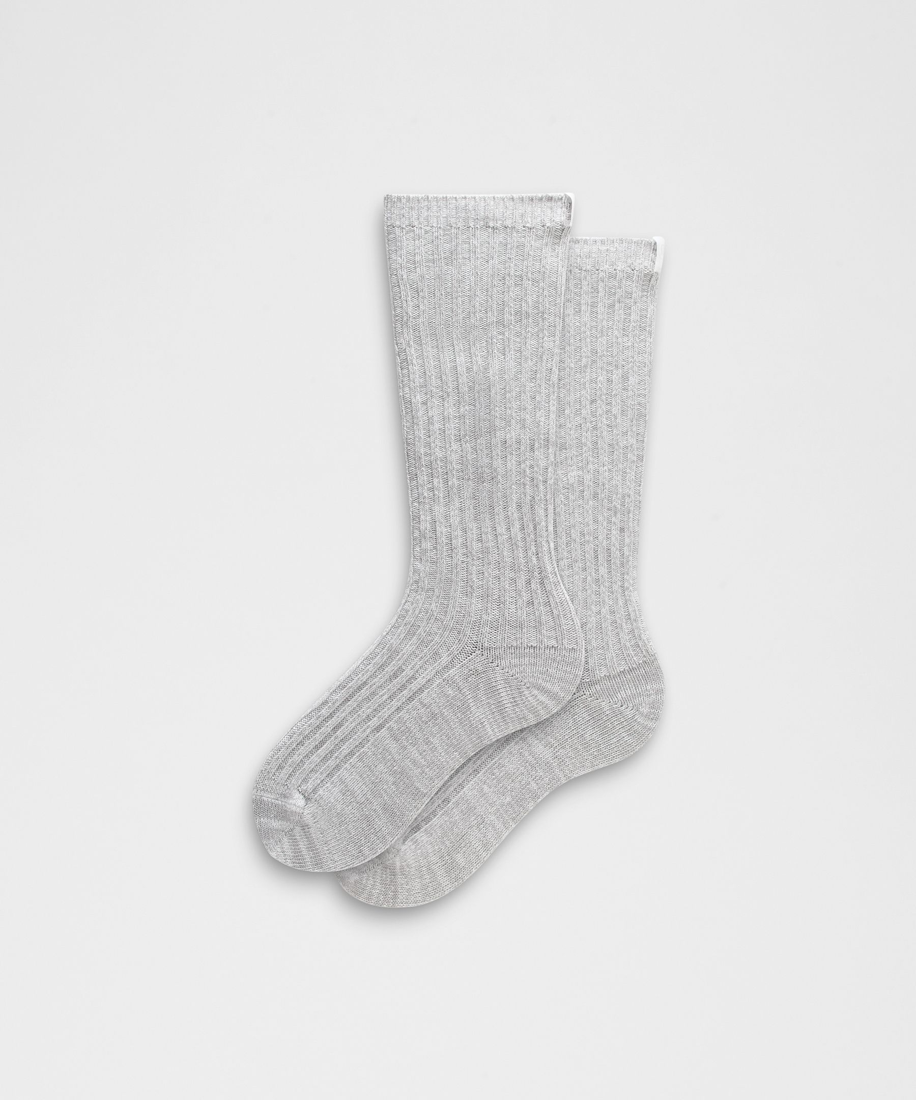 lululemon – Unisex Crew-Length Ragg Socks – Color Grey – Size L