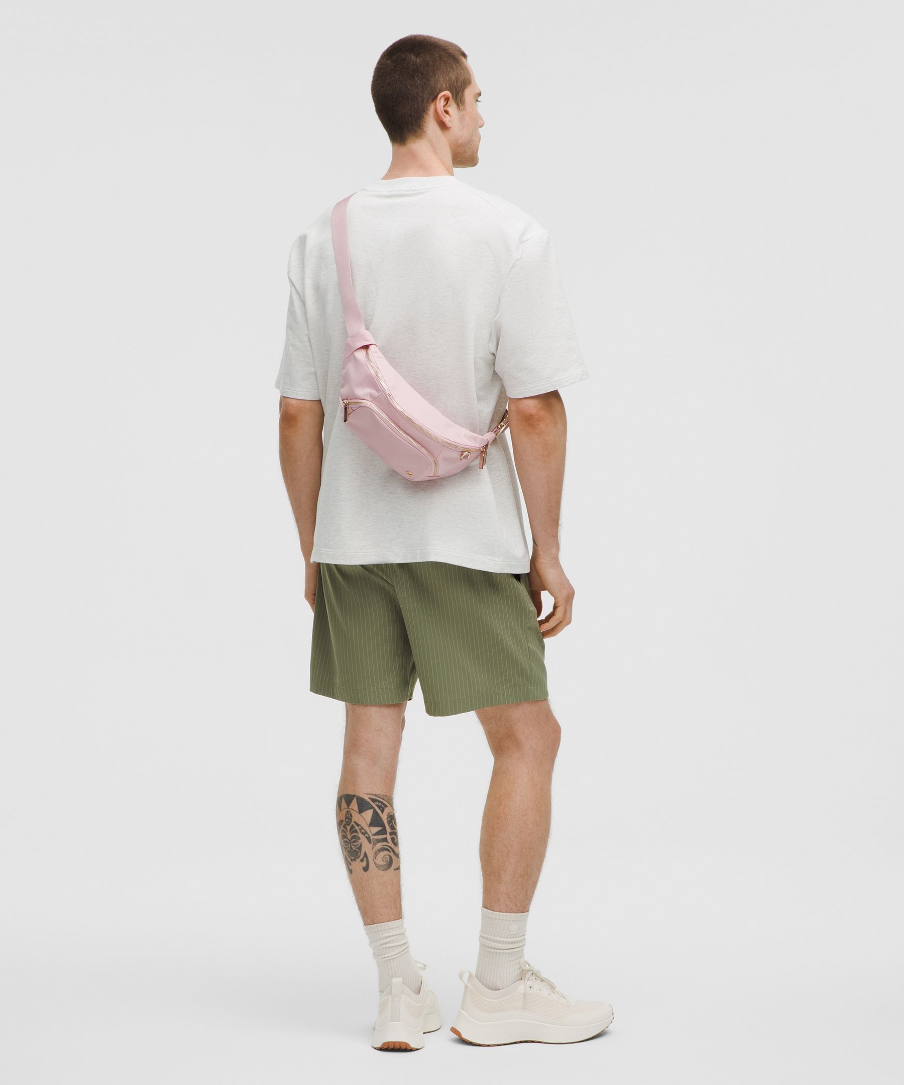 Shop Lululemon - Everywhere Belt Bag Extra Large 4l  - Pink Haze/gold