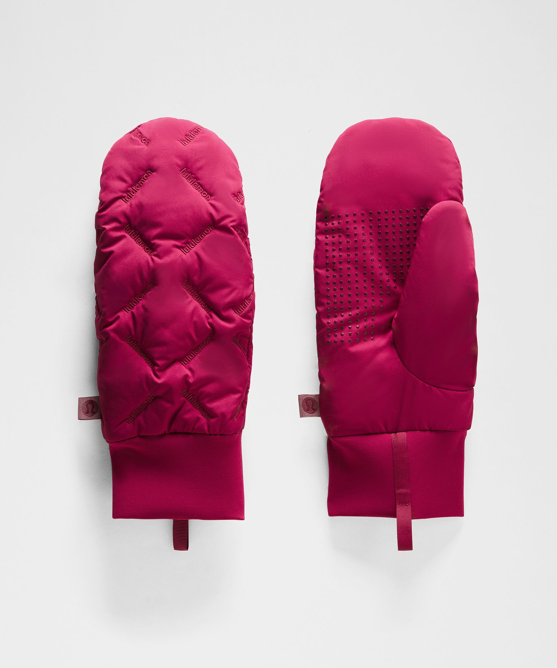 Lululemon Quilted Fleece-lined Mittens