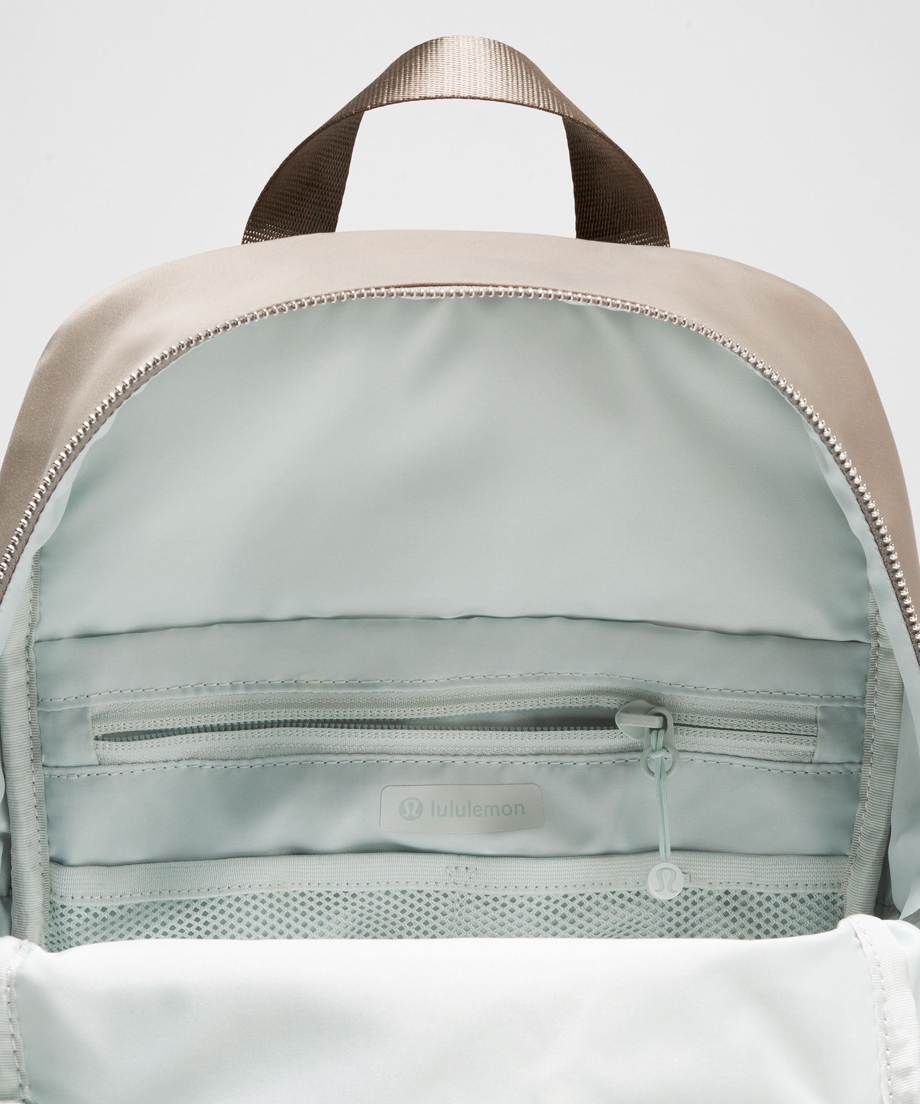 Shop Lululemon - Everywhere Backpack Small 11.5l  - Brown,neutral/warm Ash Grey/ocean Air/silver