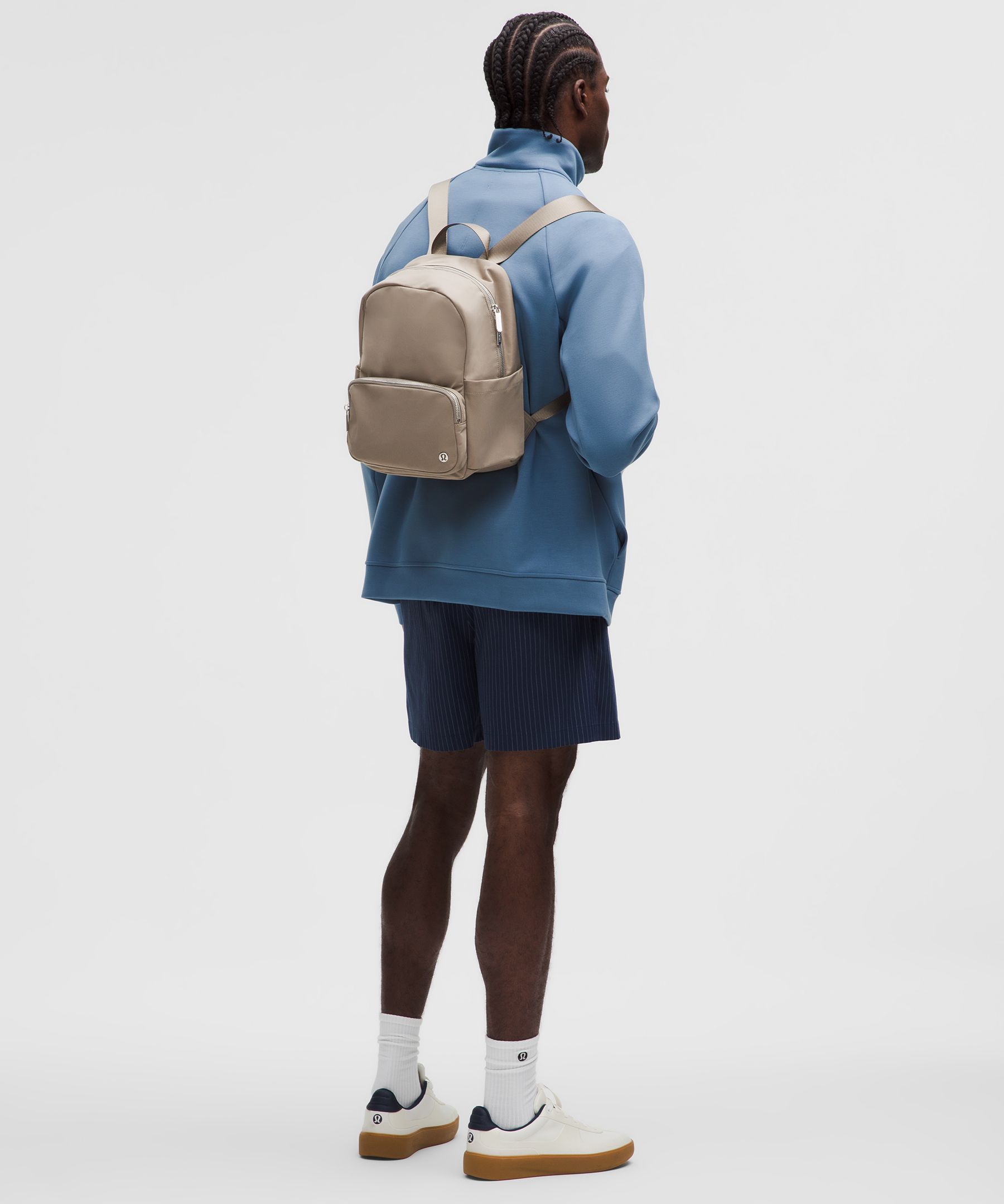 LULULEMON LULULEMON - EVERYWHERE BACKPACK SMALL 11.5L  - BROWN,NEUTRAL/WARM ASH GREY/OCEAN AIR/SILVER 