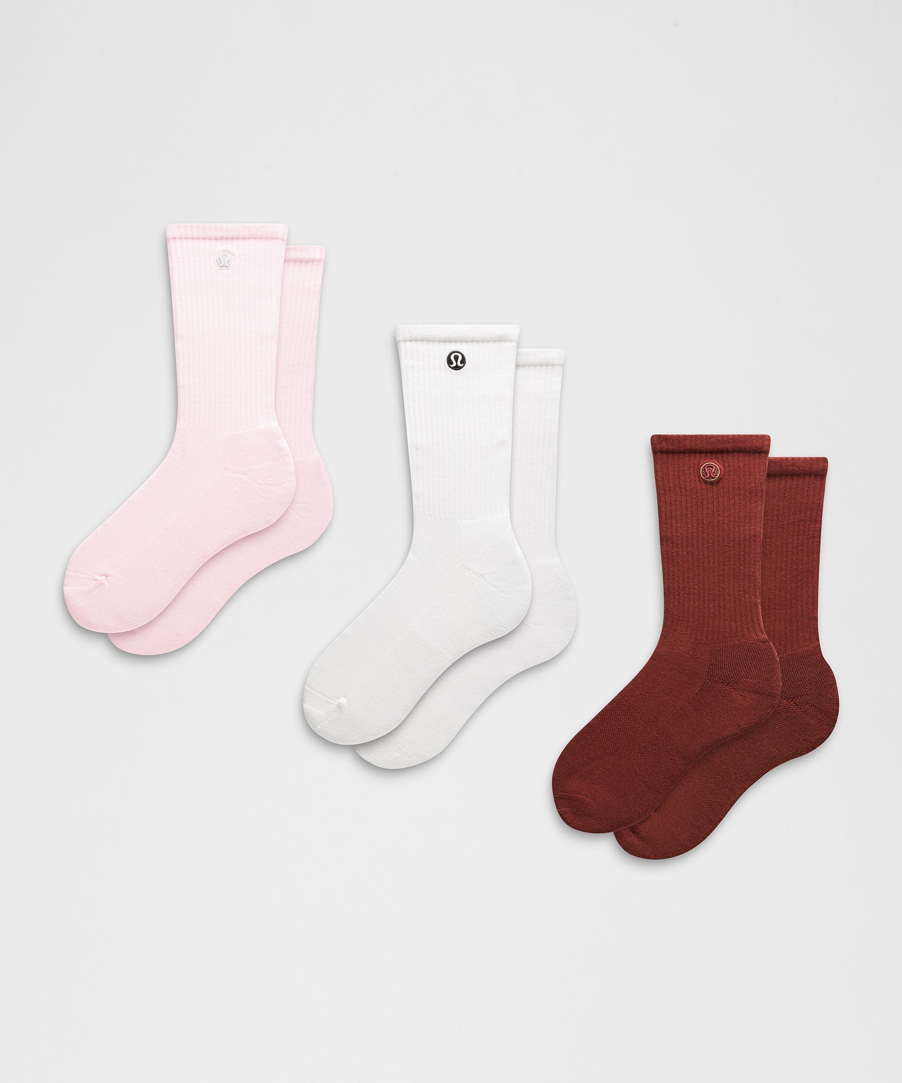 Unisex Daily Essential Crew Socks 