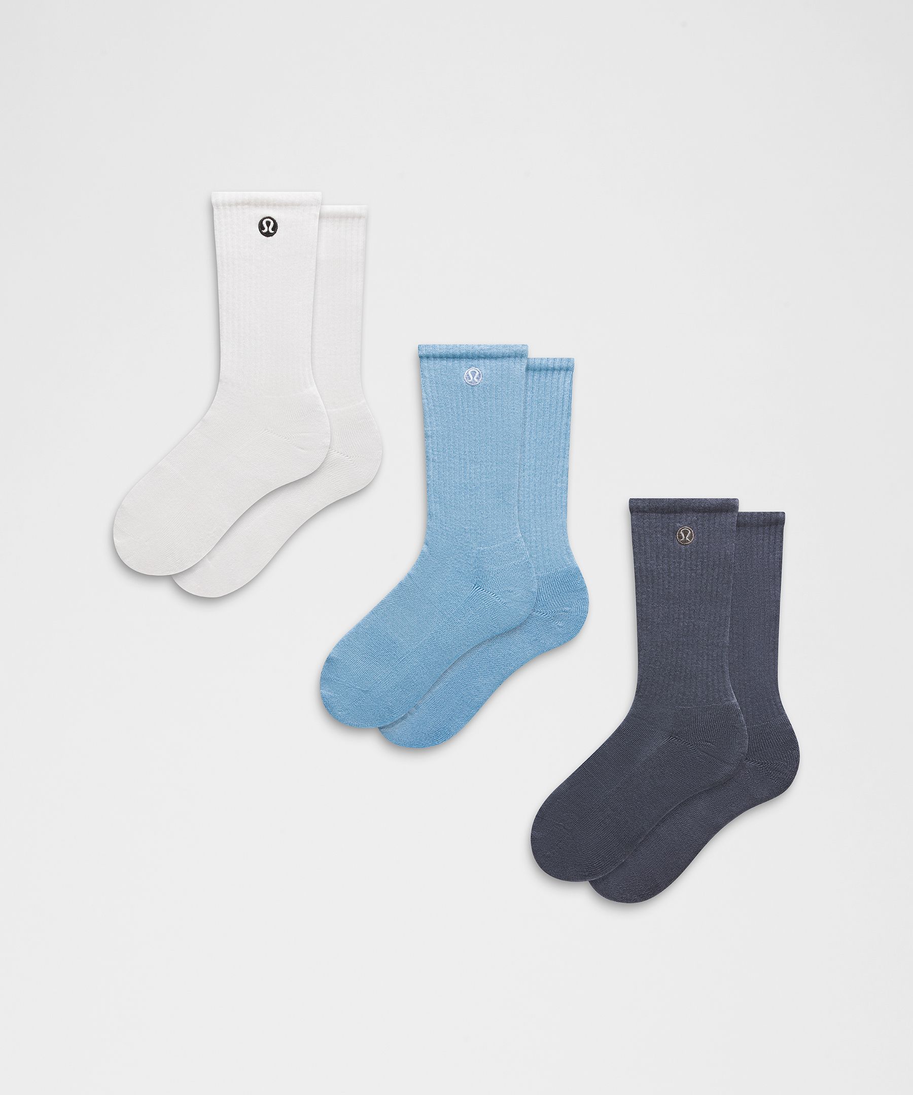 Unisex Daily Essential Crew Socks *3 Pack