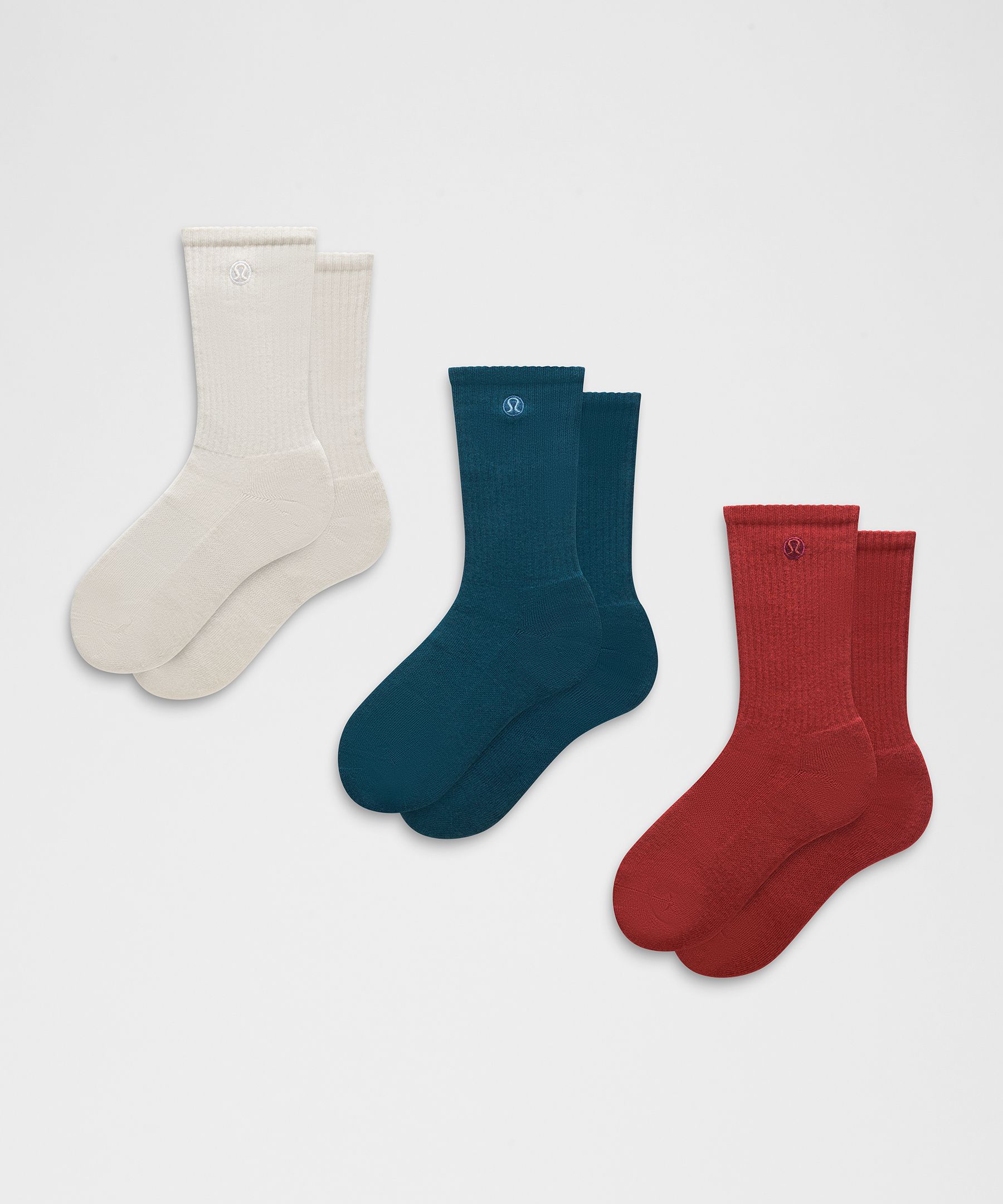 Daily Essential Crew-Socken Unisex *3er-Pack