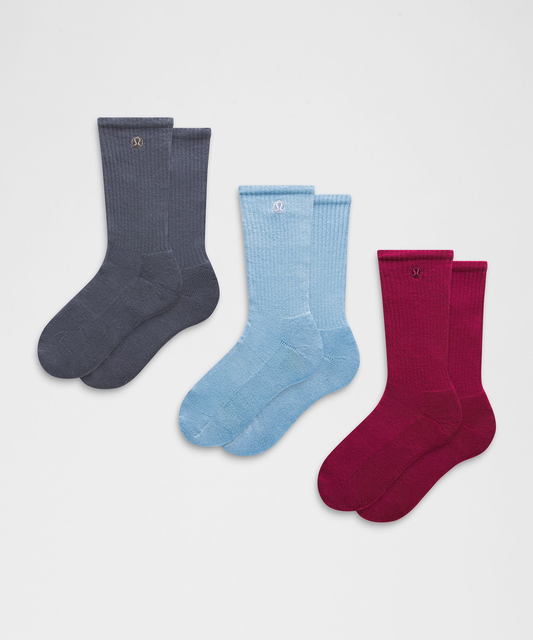 Unisex Daily Essential Crew Socks *3 Pack
