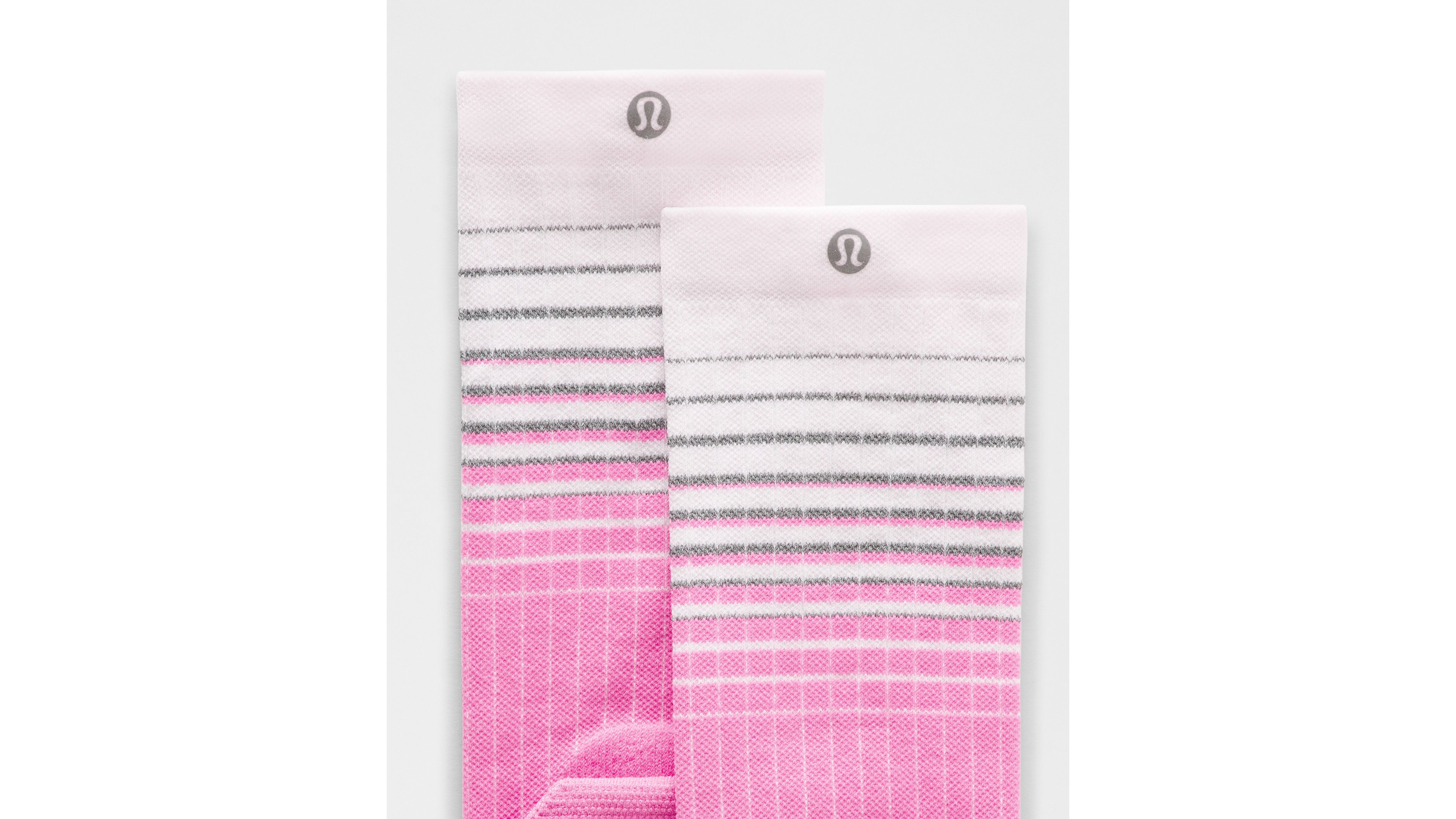 Unisex Power Stride Crew Socks *Reflective Grid
