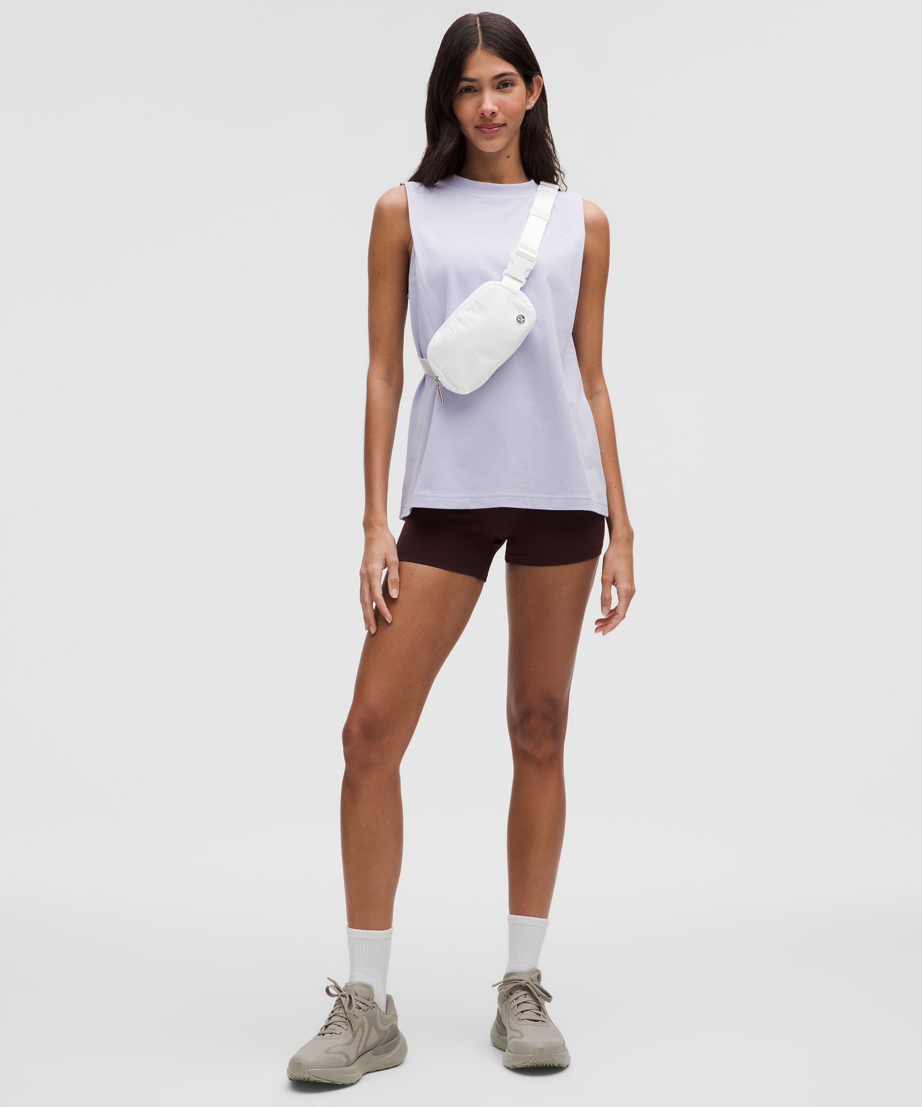 Shop Lululemon - Everywhere Belt Bag Mini - White,neutral