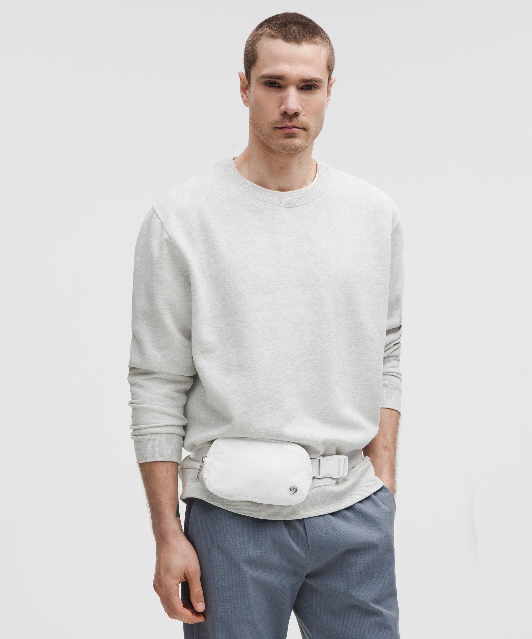 Shop Lululemon - Everywhere Belt Bag Mini - White,neutral