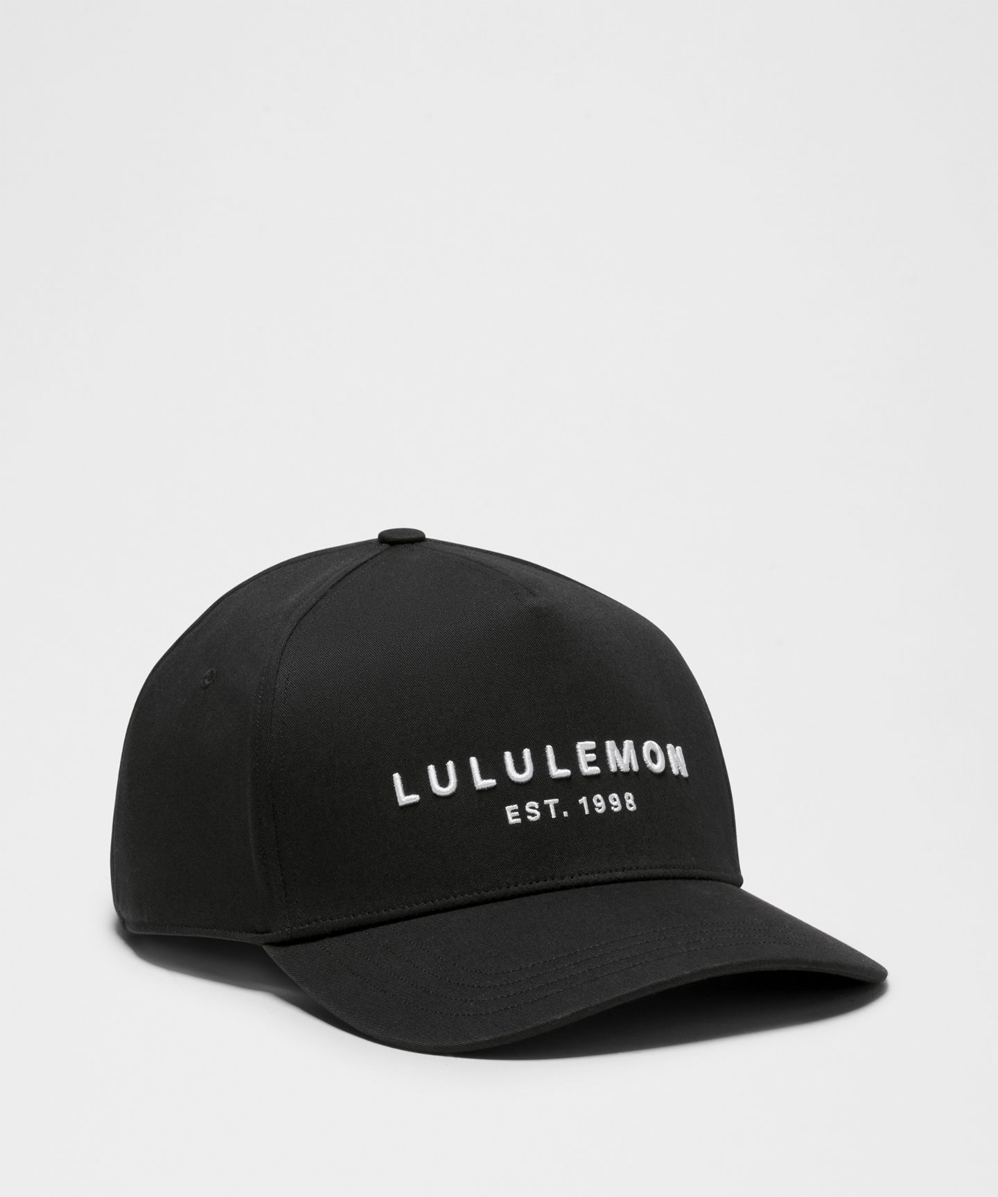 Кепка Lululemon The All Days Snapback, цвет: Чёрный / Белый — фото 1
