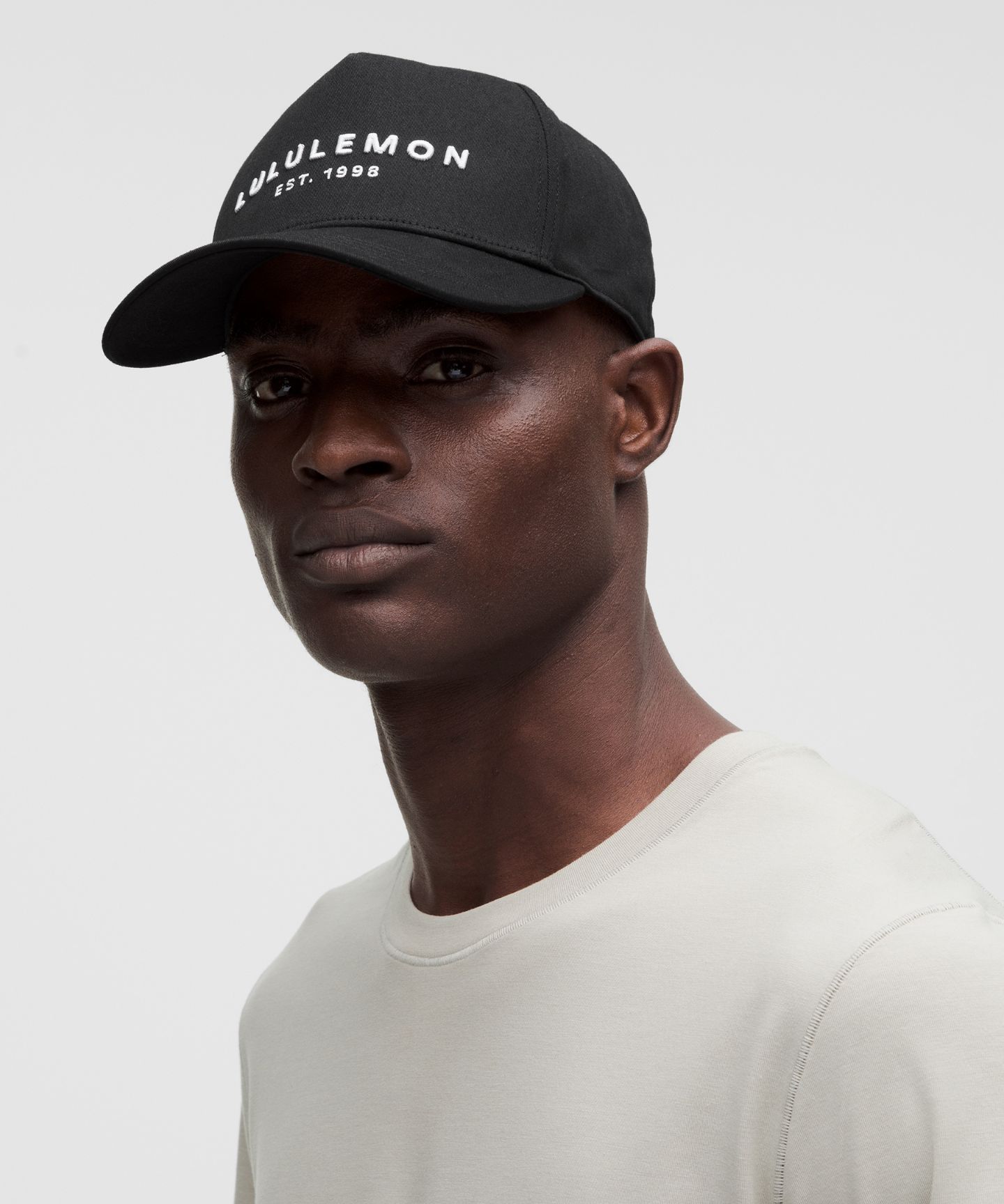 Кепка Lululemon The All Days Snapback, цвет: Чёрный / Белый — фото 2