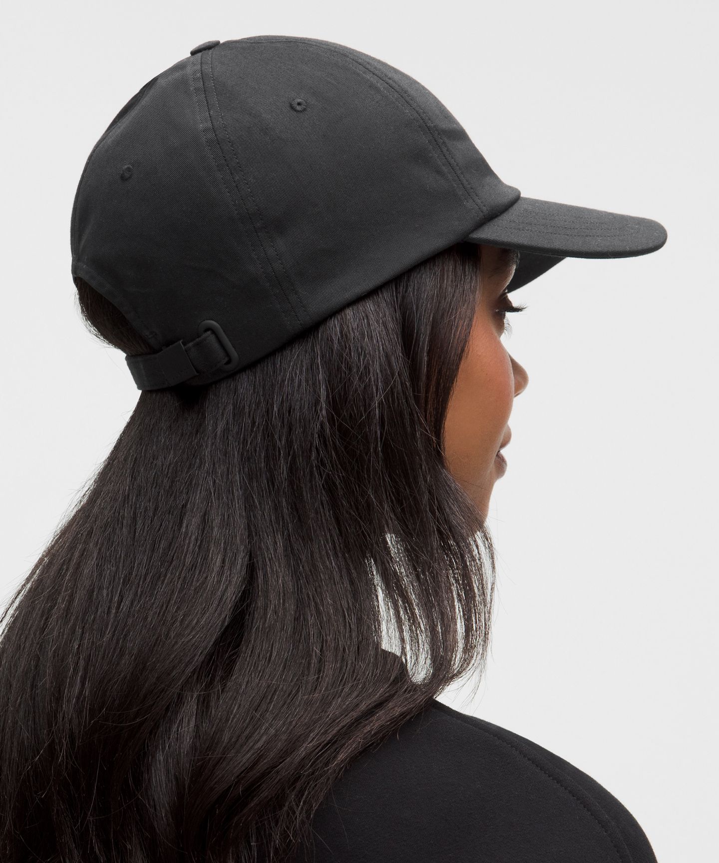 Женская бейсболка Lululemon Classic Ball Cap, цвет: Чёрный / Белый — фото 3