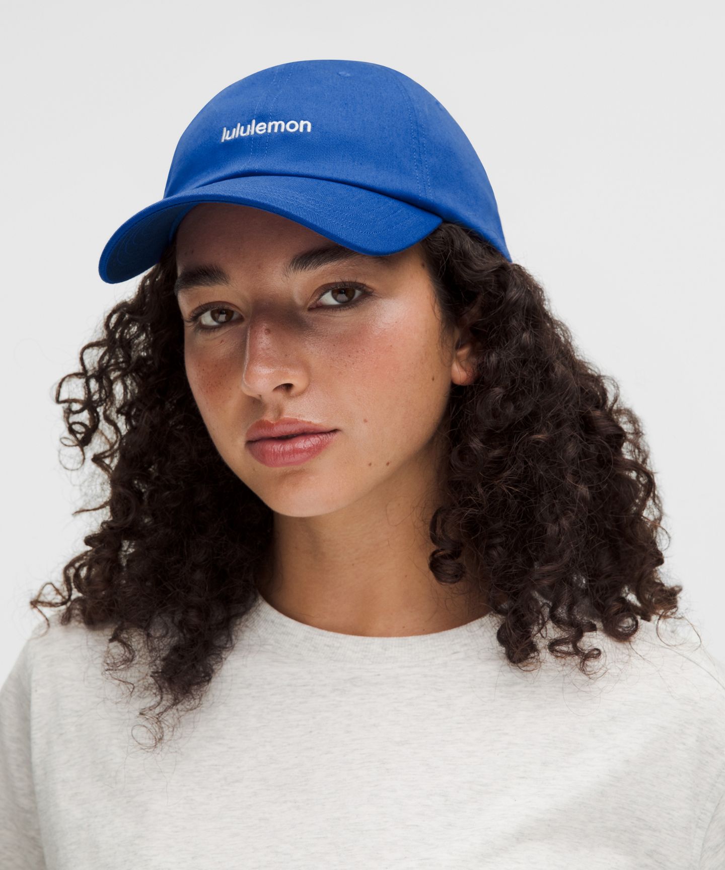 Женская кепка Lululemon Classic Ball *Wordmark, цвет: Пляжный синий / Белый — фото 2