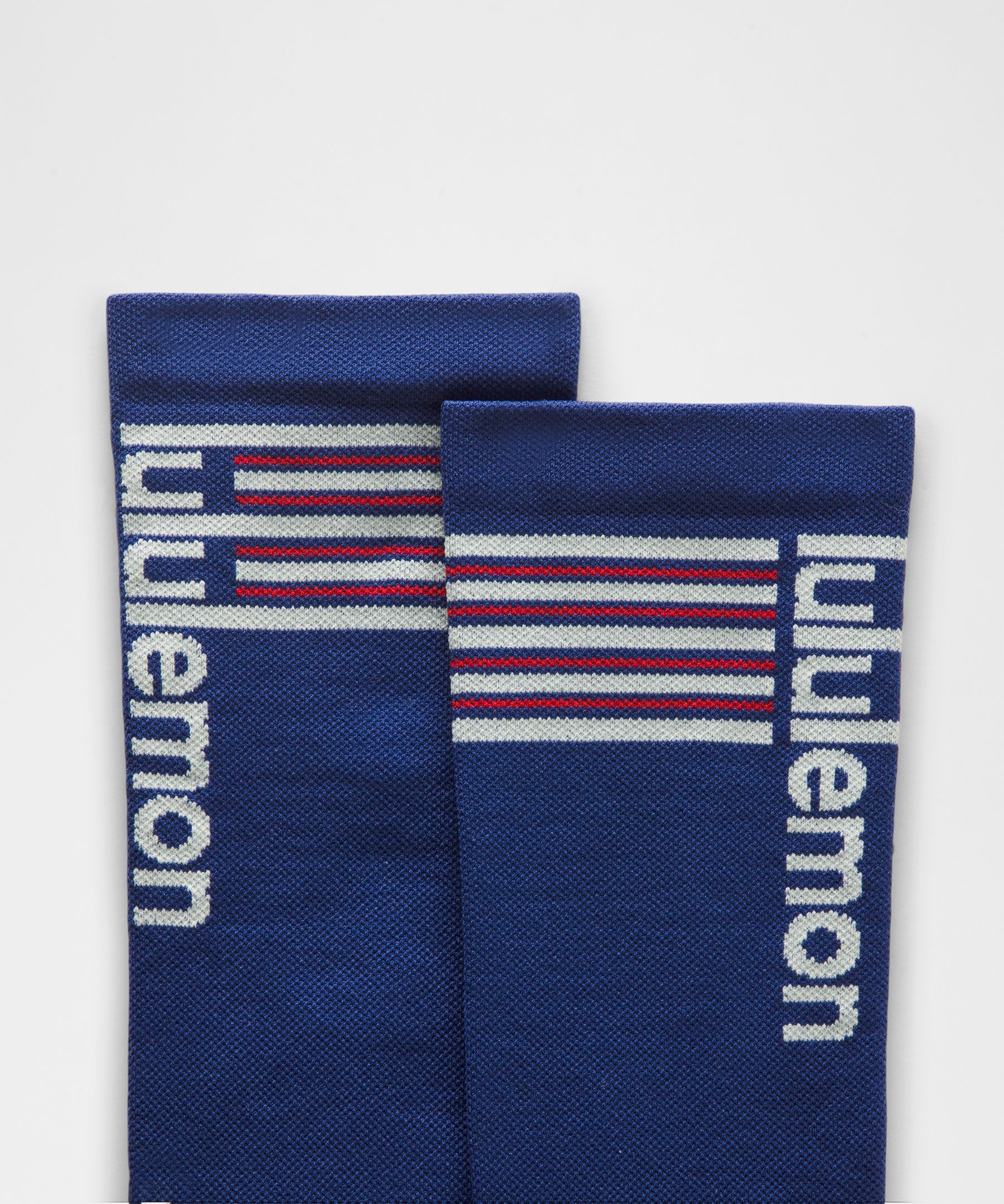 Unisex Power Stride Crew Socks *Stripe