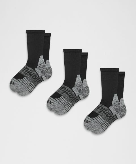 Носки Lululemon Power Stride Cushion Crew, 3 пары