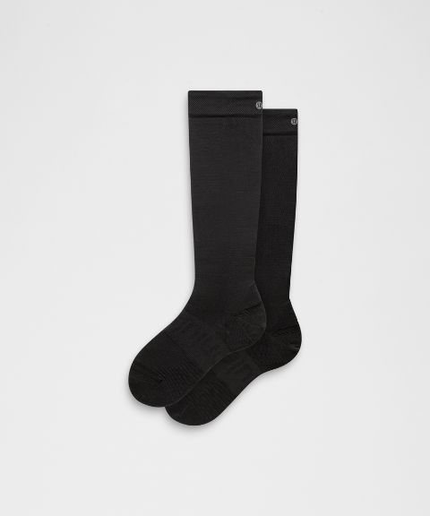 Высокие носки Lululemon Power Stride, цвет: Чёрный