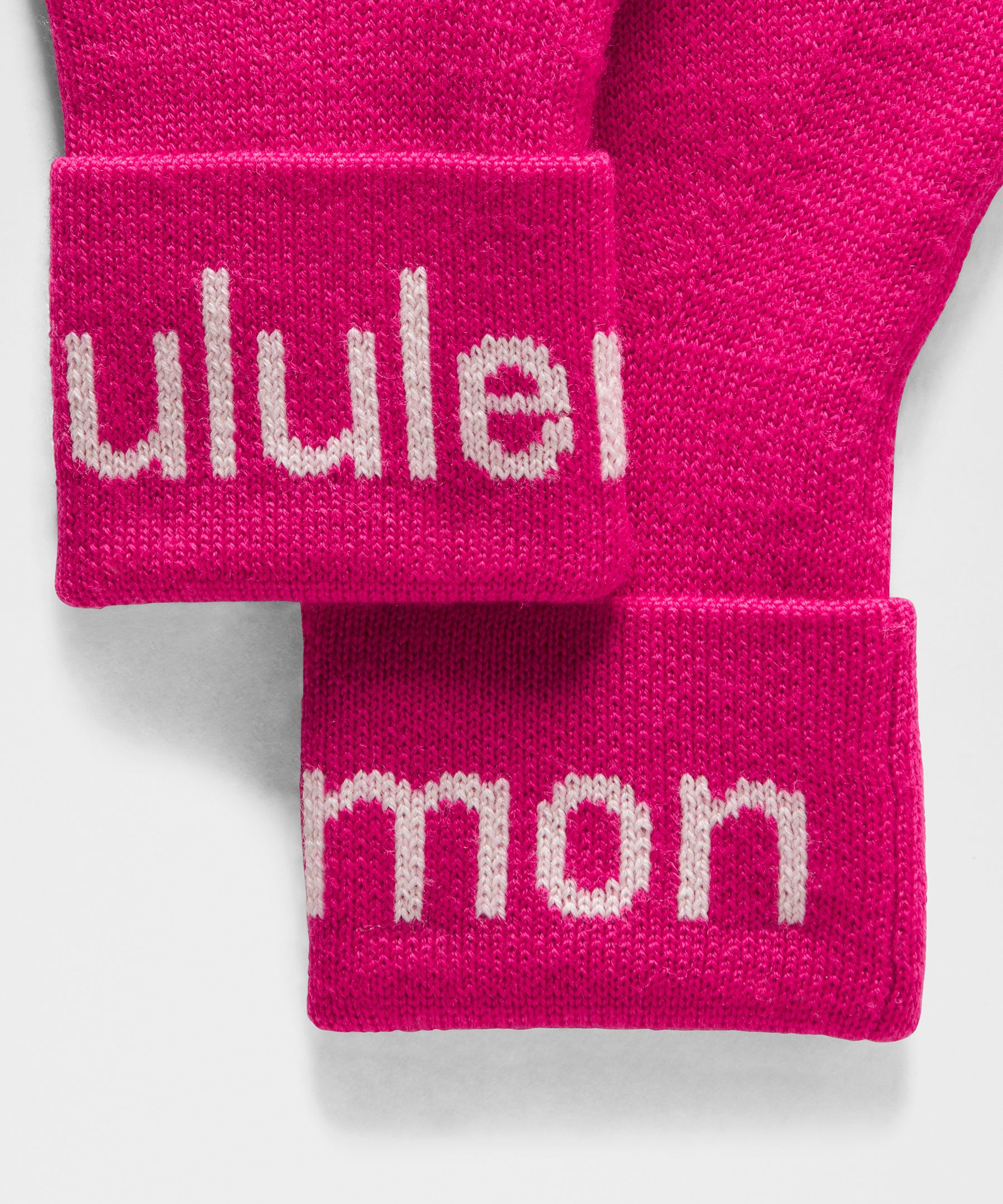 Lululemon Wordmark Merino Wool Mittens