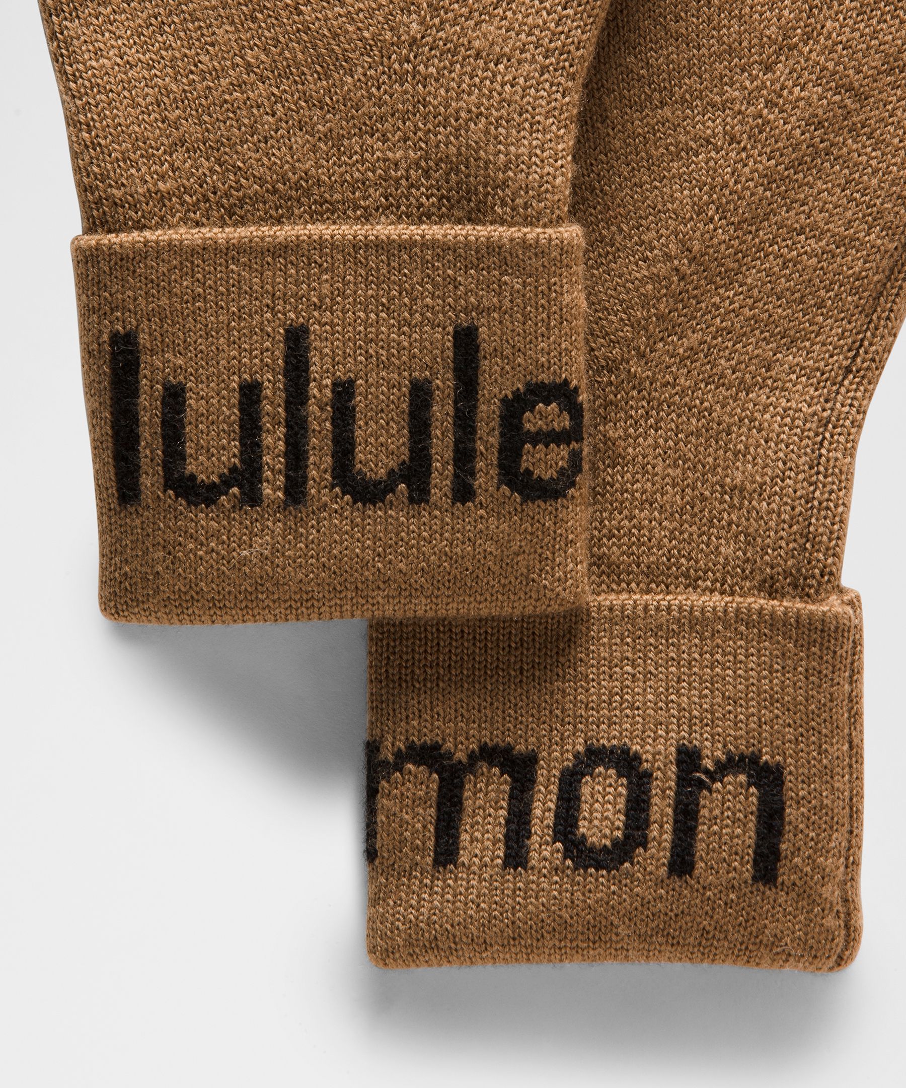 Wordmark Merino Wool Mittens
