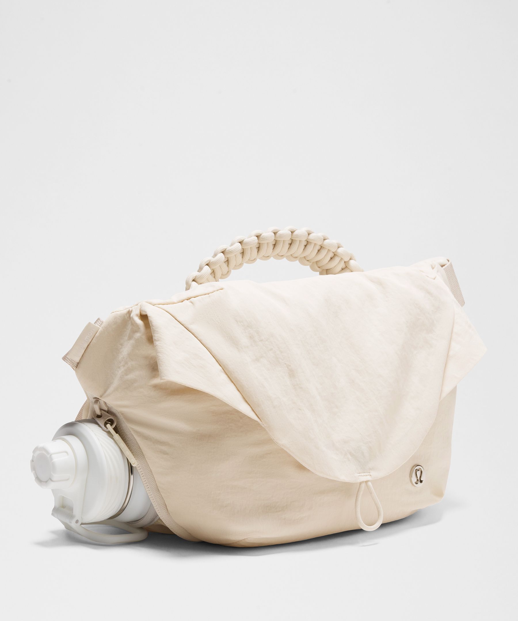 LULULEMON LULULEMON - CURVED CROSSBODY BAG WITH TOP HANDLE 3L - WHITE,NEUTRAL/WHITE OPAL 