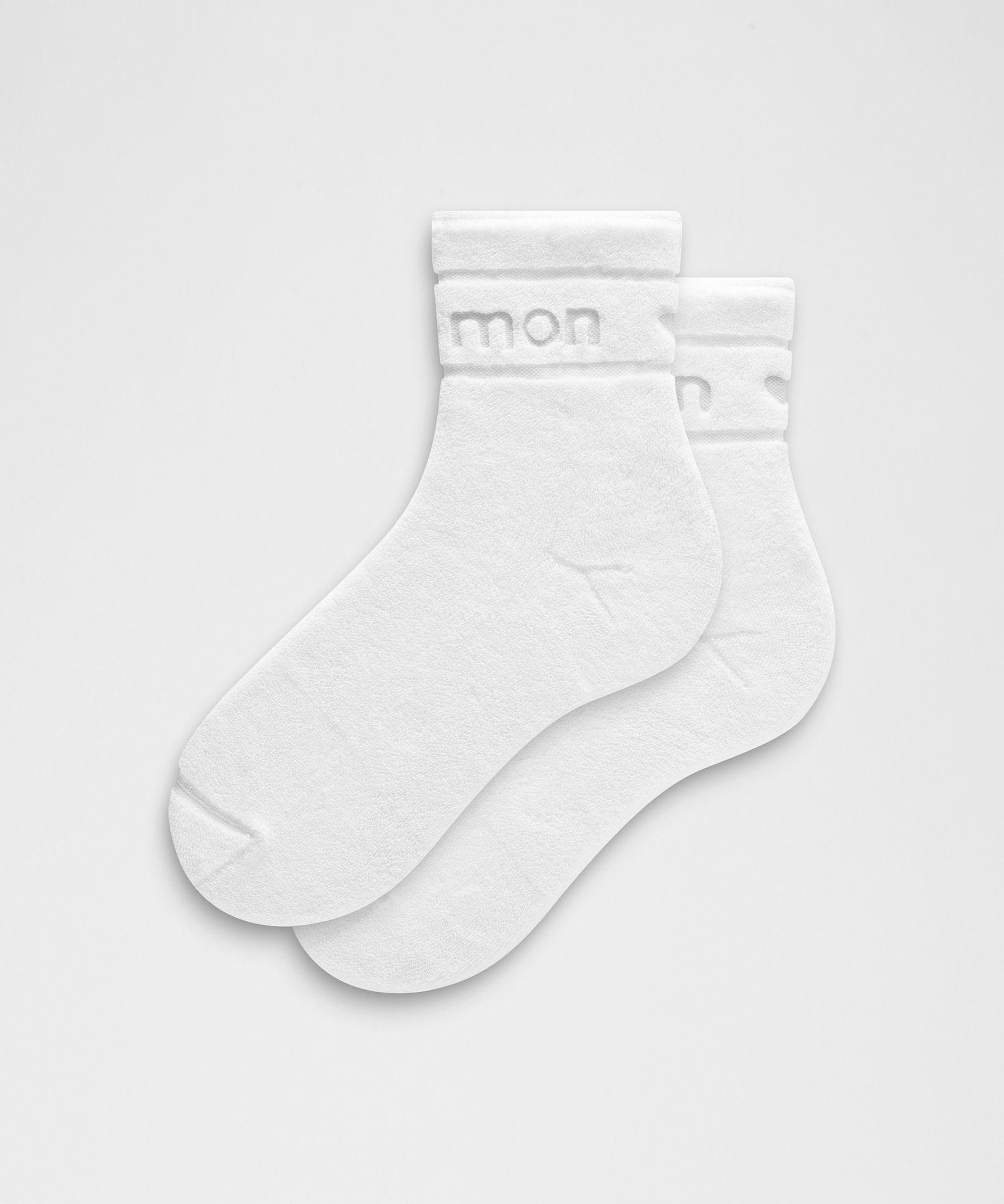 Unisex Terry Quarter Socks