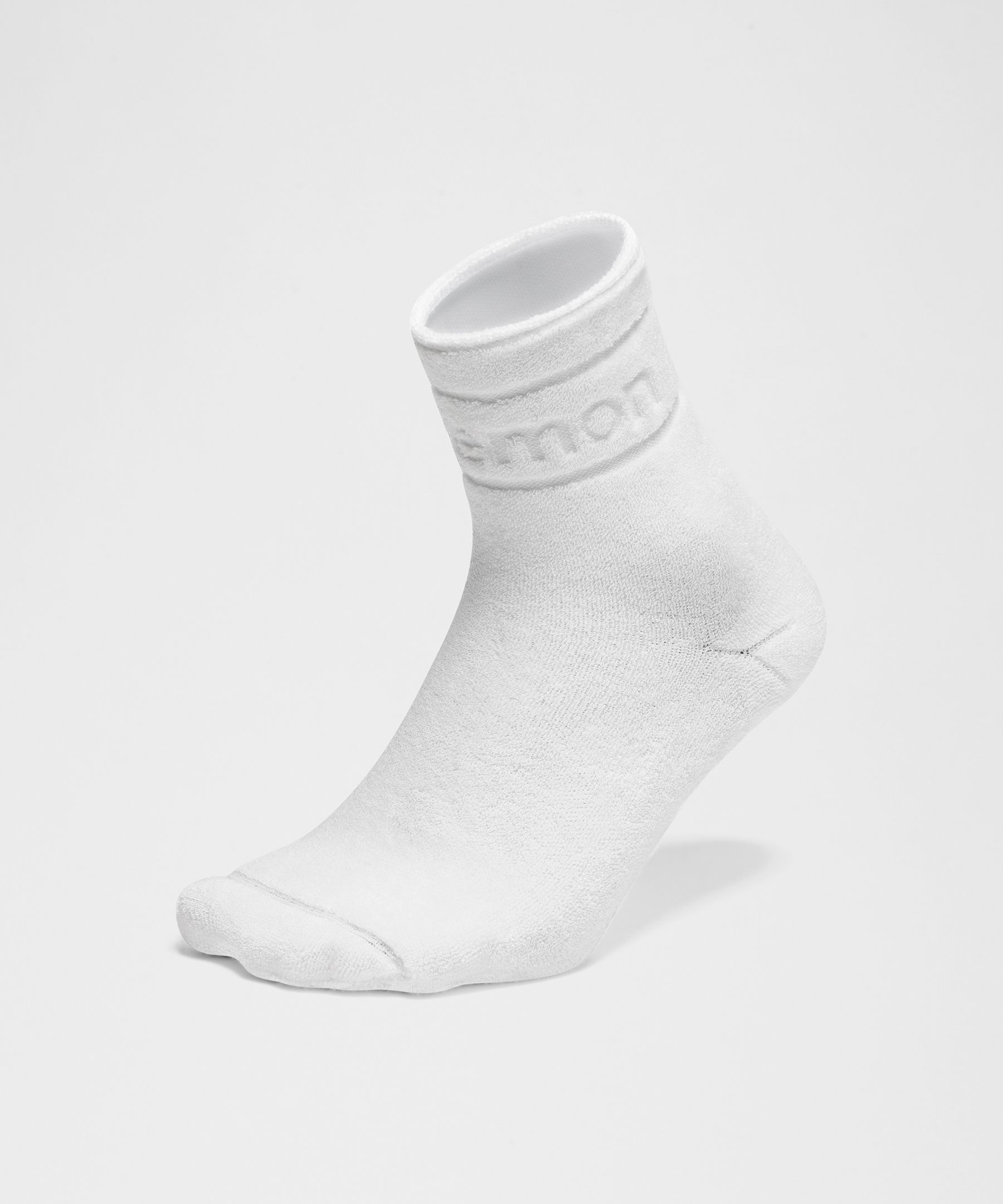 Lululemon Unisex Terry Quarter Socks