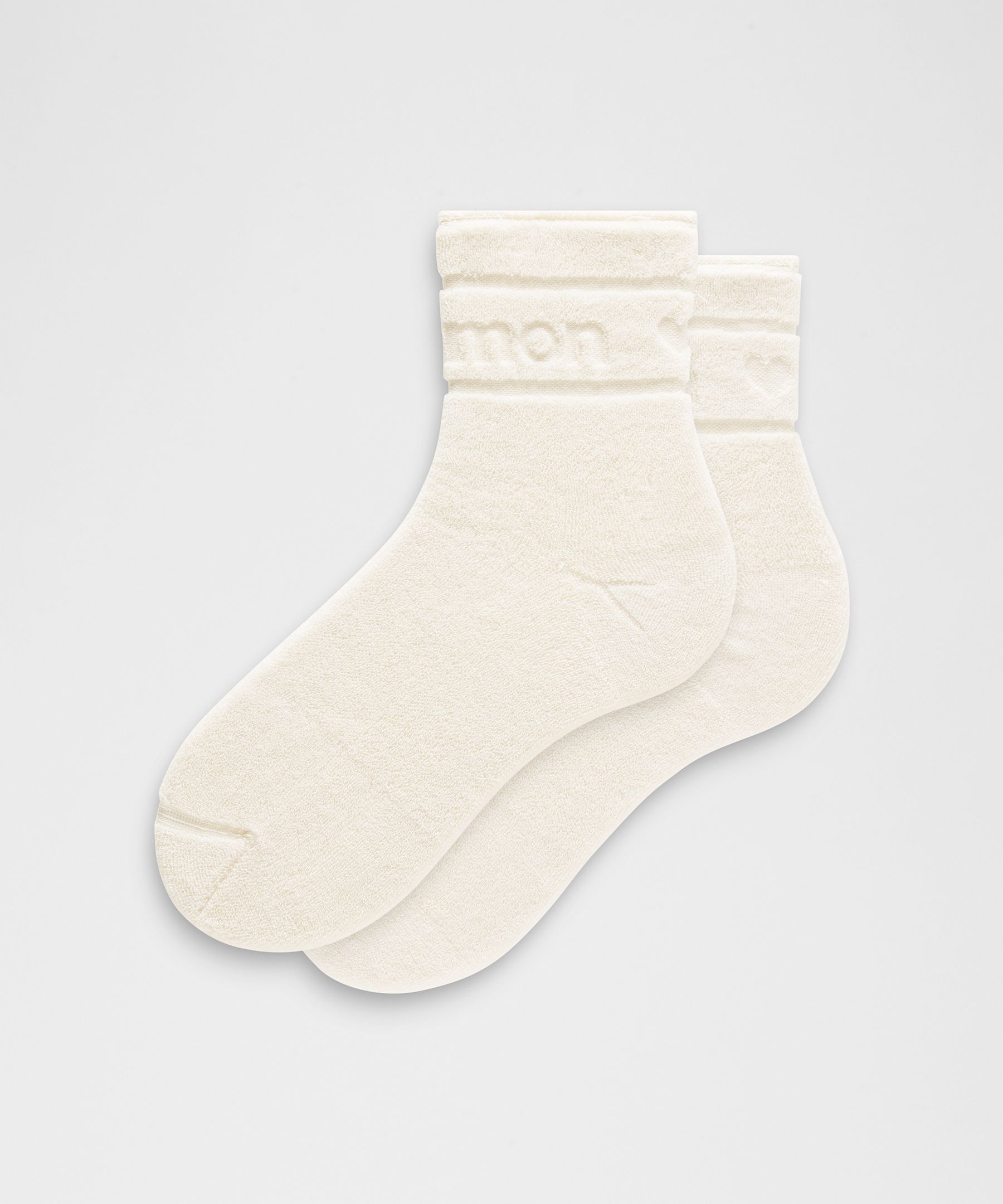 Unisex Terry Quarter Socks