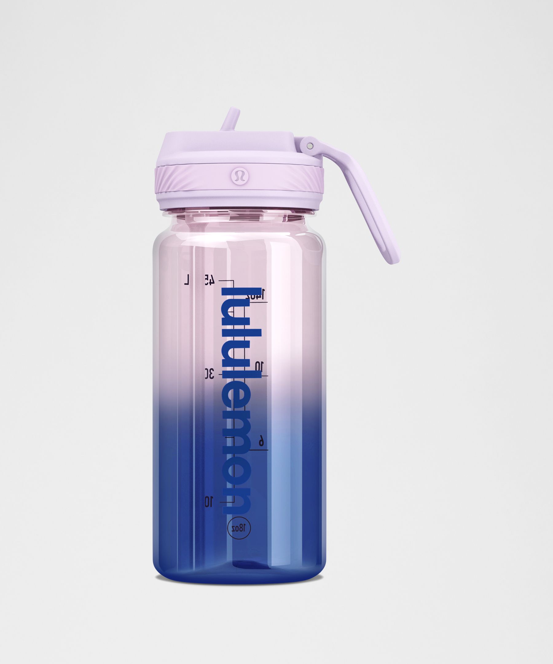 Back to Life Clear Bottle 18oz Straw Lid *Ombre - image 2