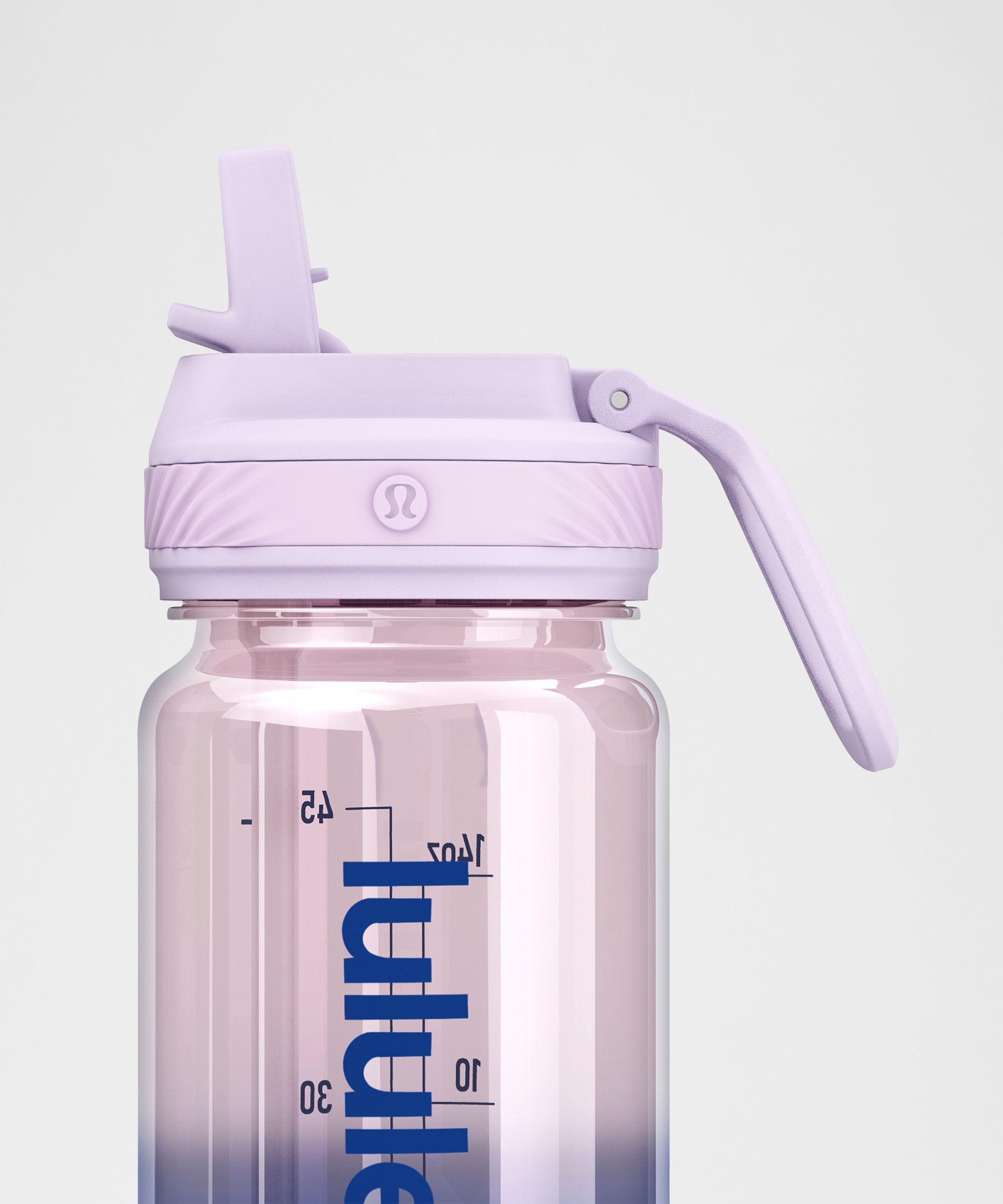 Back to Life Clear Bottle 18oz Straw Lid *Ombre