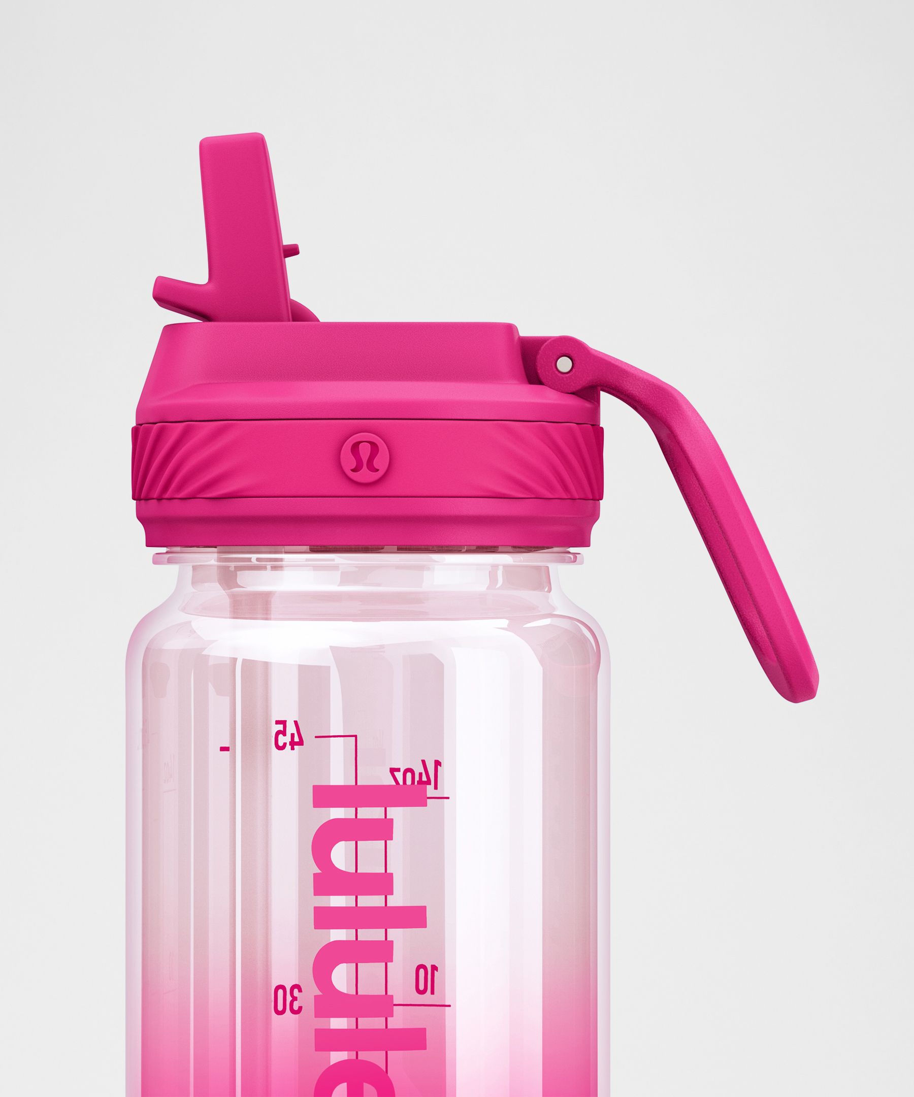 Back to Life Clear Bottle 18oz Straw Lid