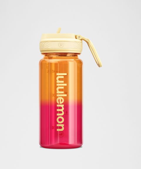 Аксессуары Lululemon Back to Life Clear Bottle 18oz Straw Lid *Ombre
