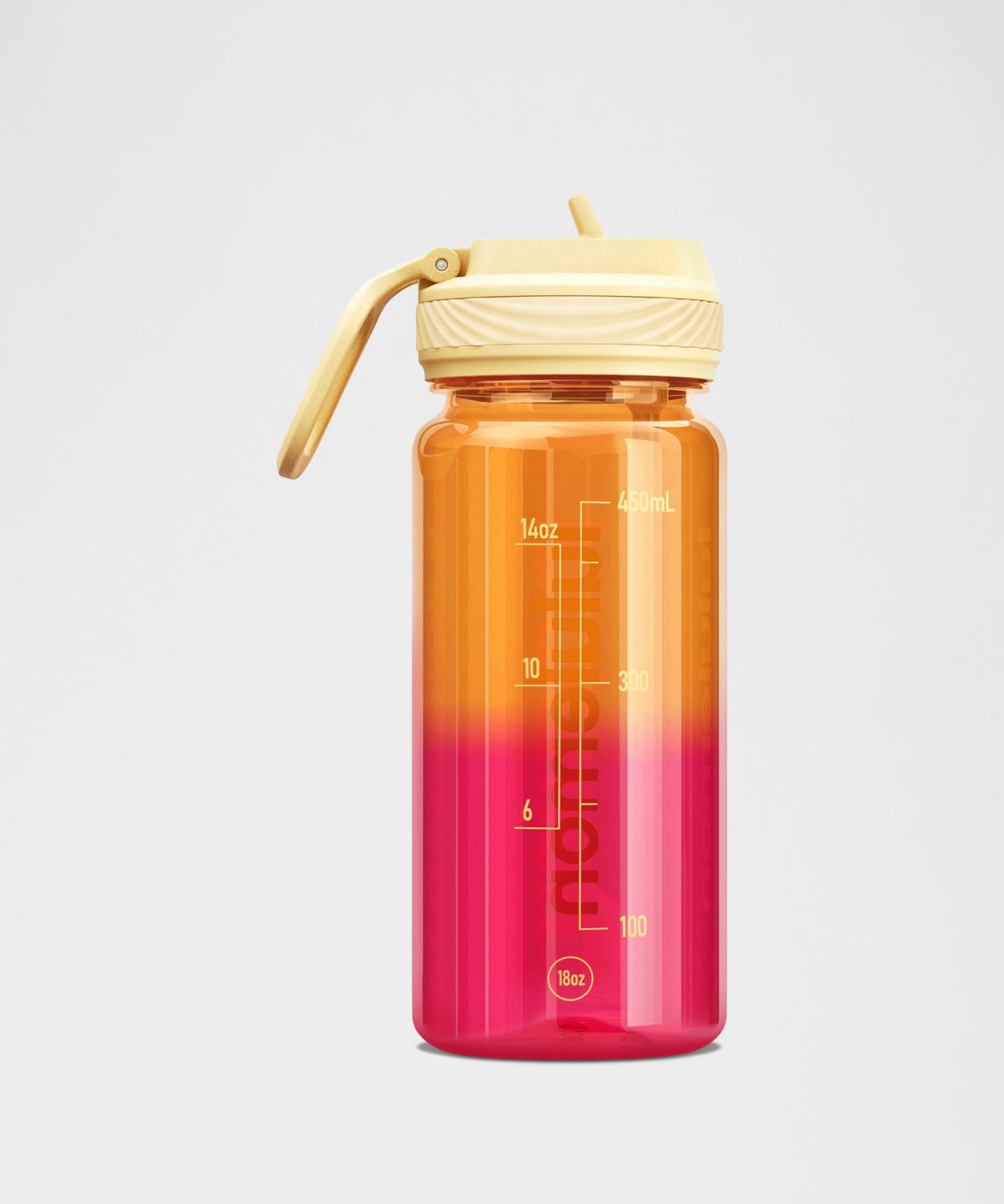 Аксессуары Lululemon Back to Life Clear Bottle 18oz Straw Lid *Ombre — фото 2