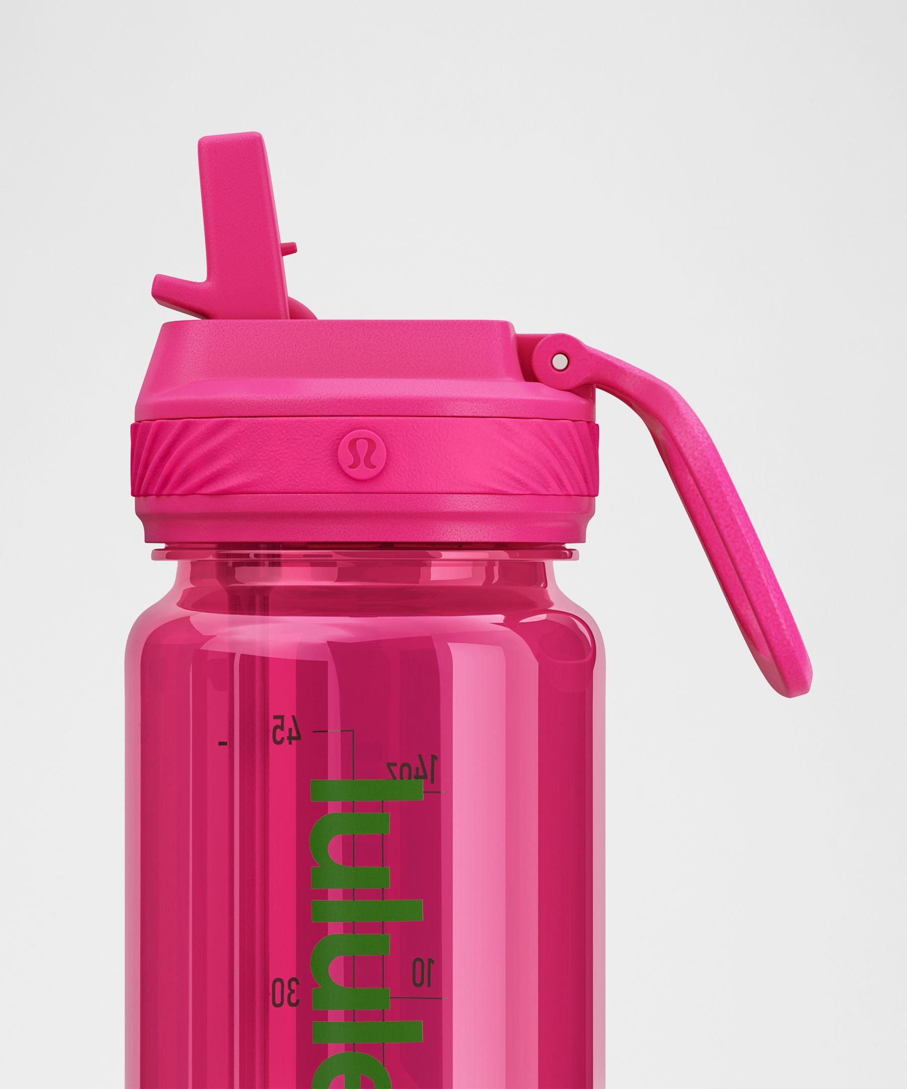 Back to Life Clear Bottle 18oz Straw Lid