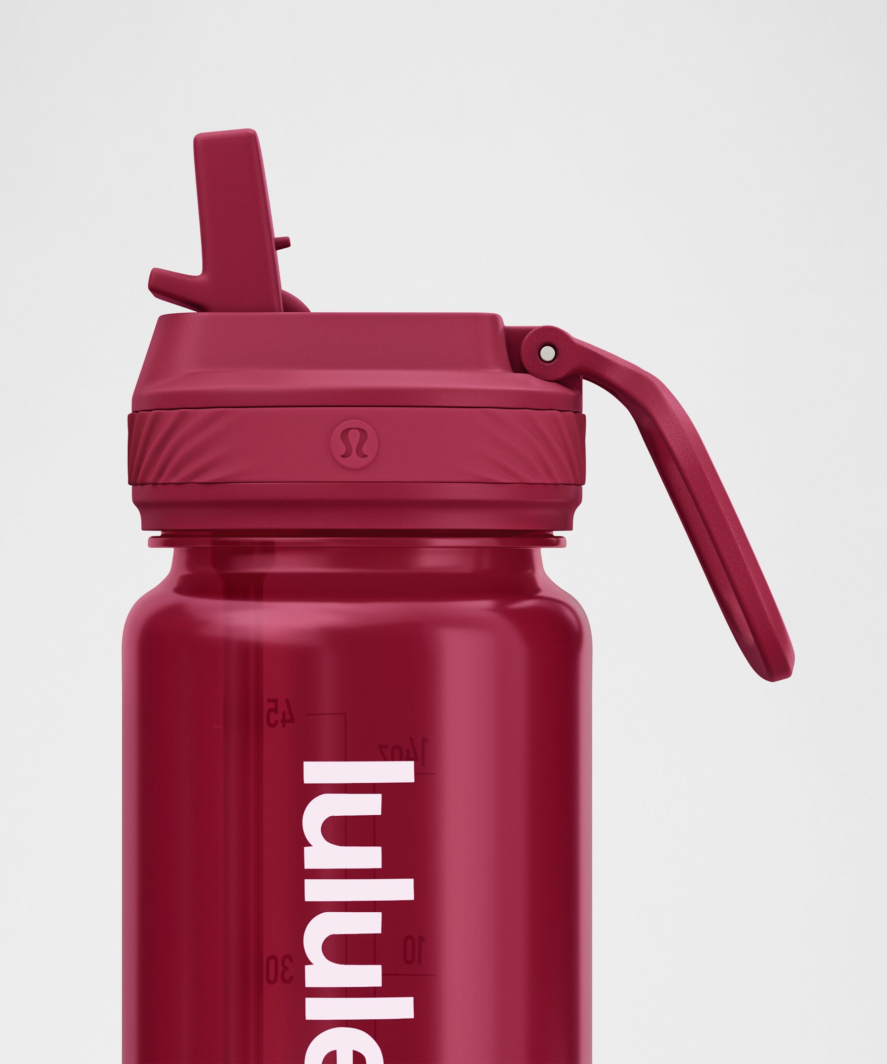 Back to Life Clear Bottle 18oz Straw Lid