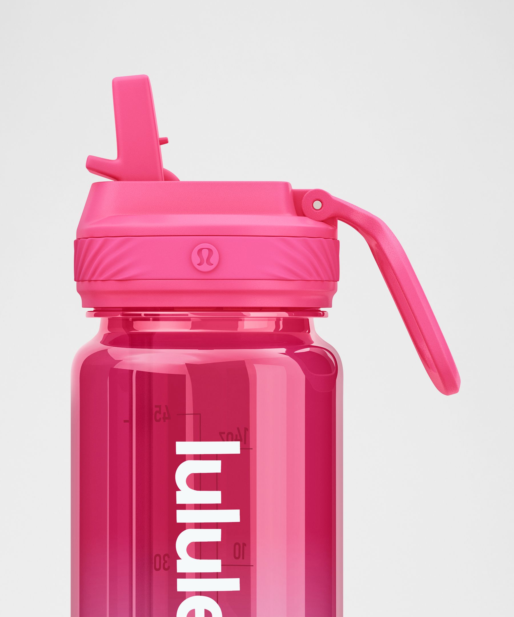 Back to Life Clear Bottle 18oz Straw Lid