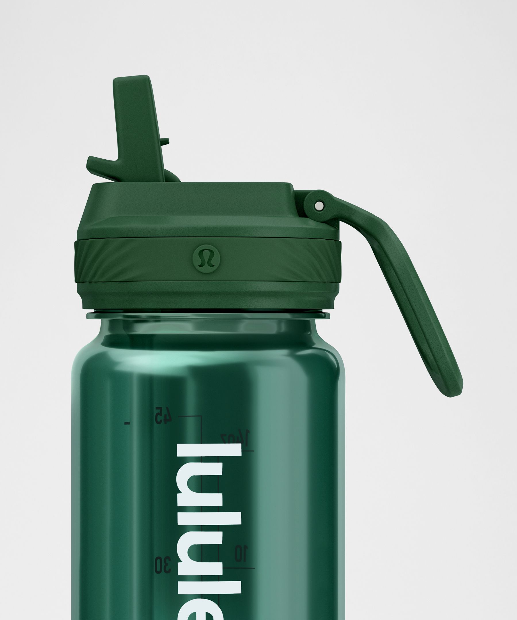 Back to Life Clear Bottle 18oz Straw Lid
