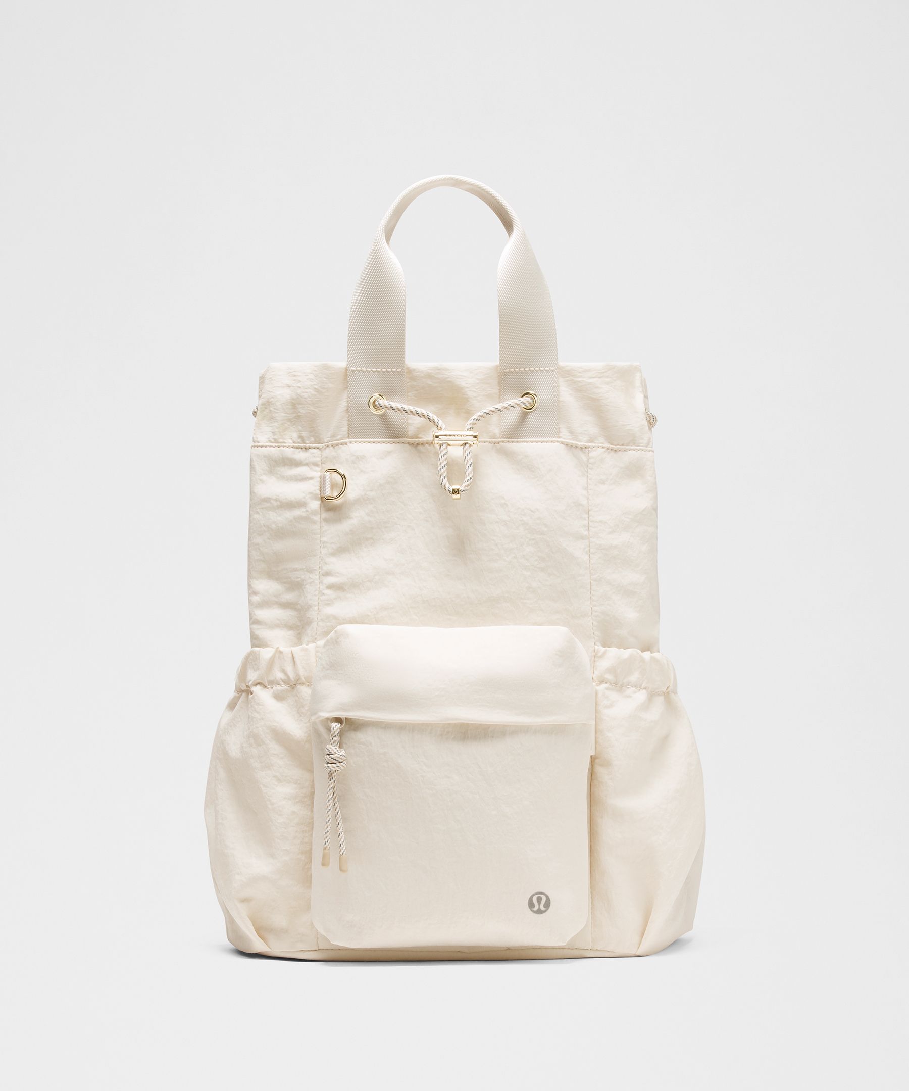 lululemon – 2-in-1 Drawstring Bucket Bag – Color Gold/White