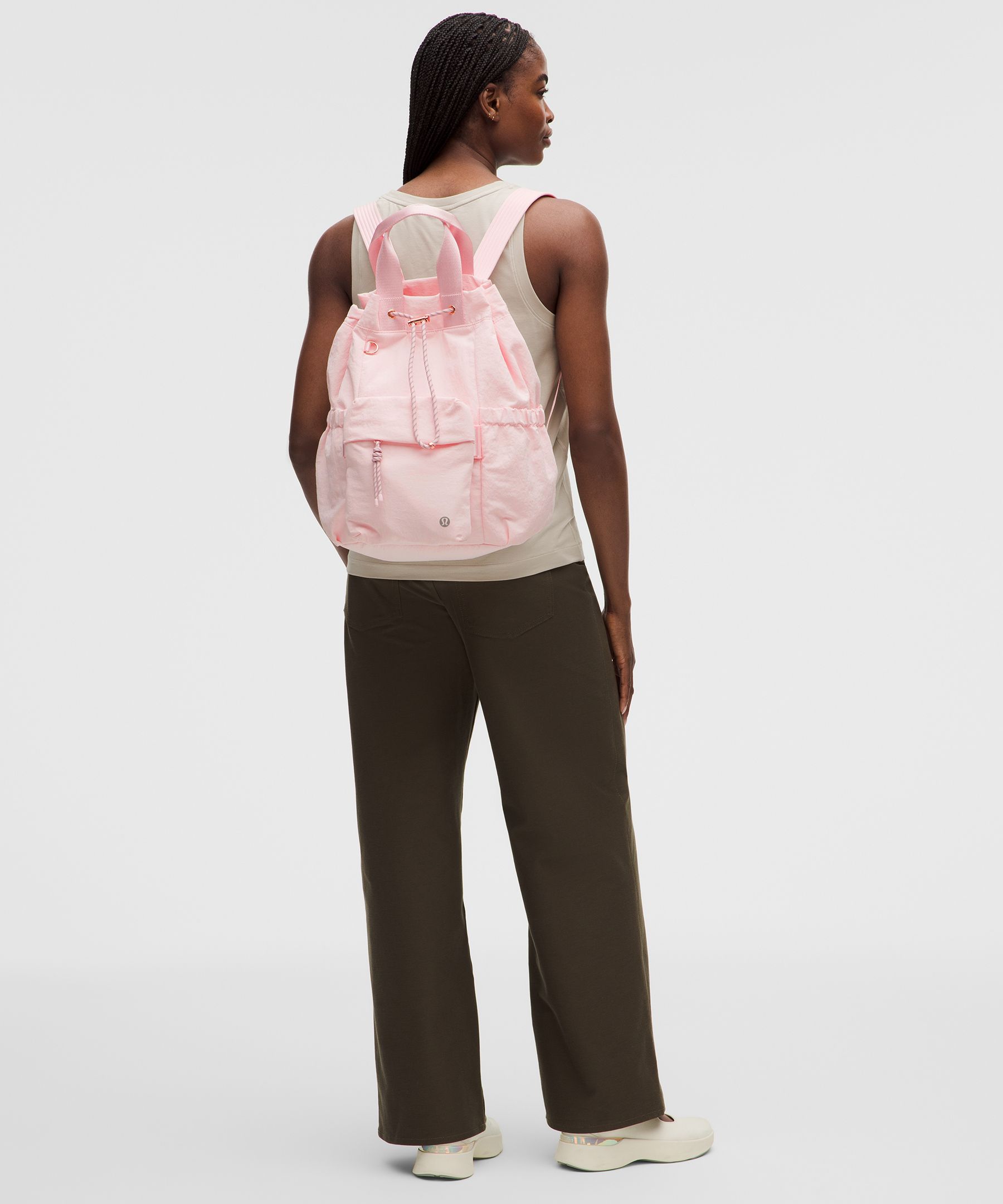 2-in-1 Drawstring Bucket Bag