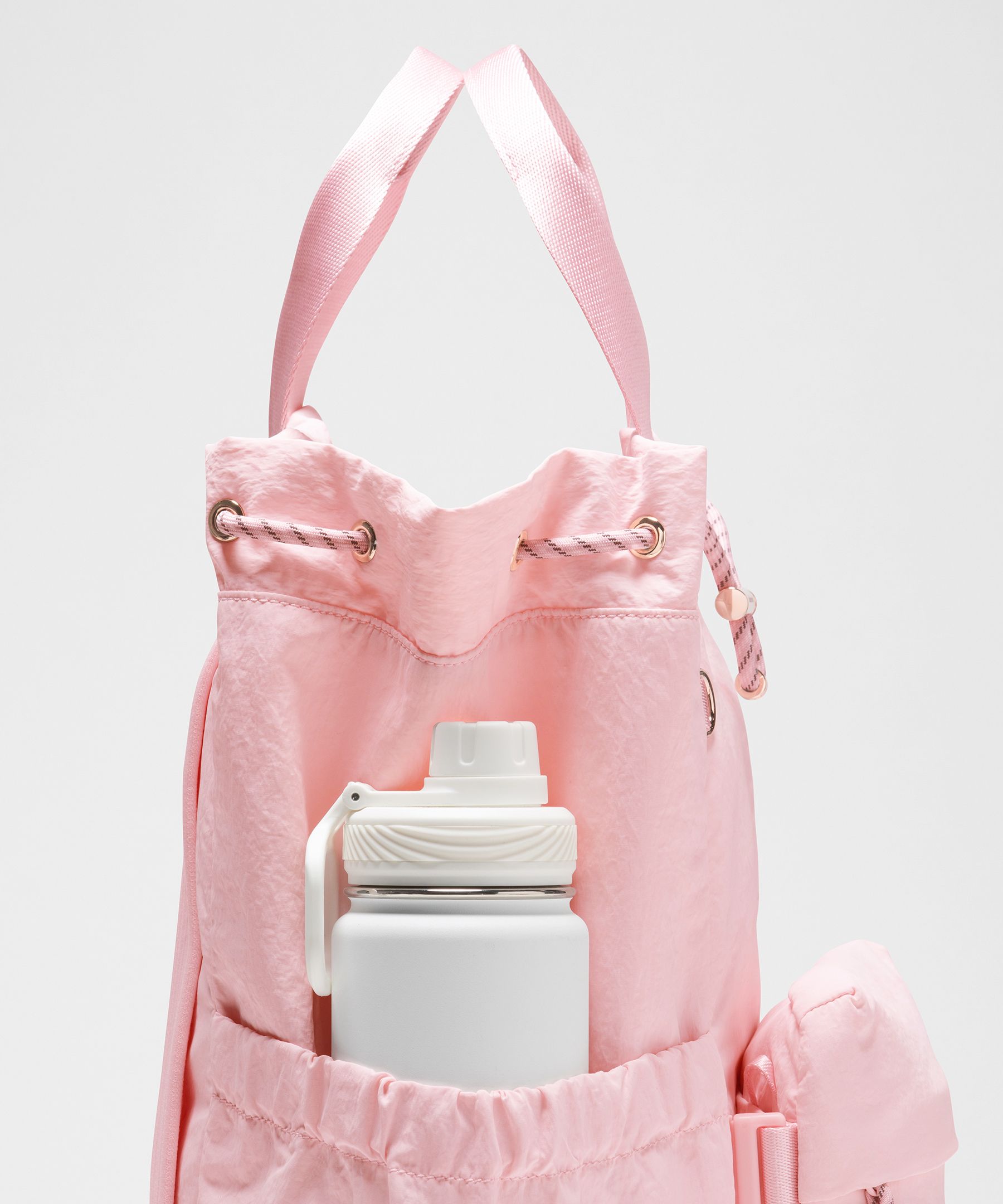 2-in-1 Drawstring Bucket Bag