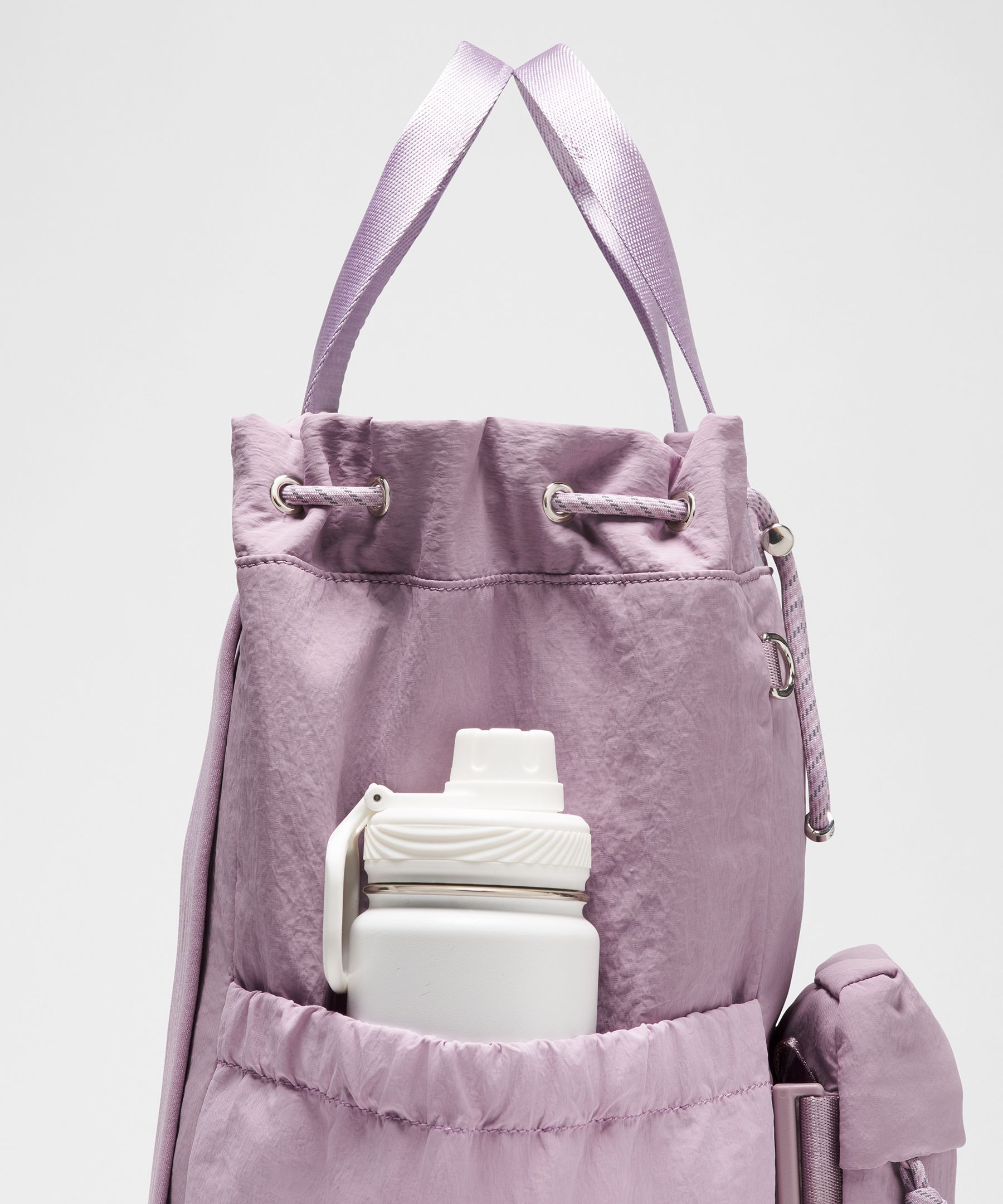 2-in-1 Drawstring Bucket Bag