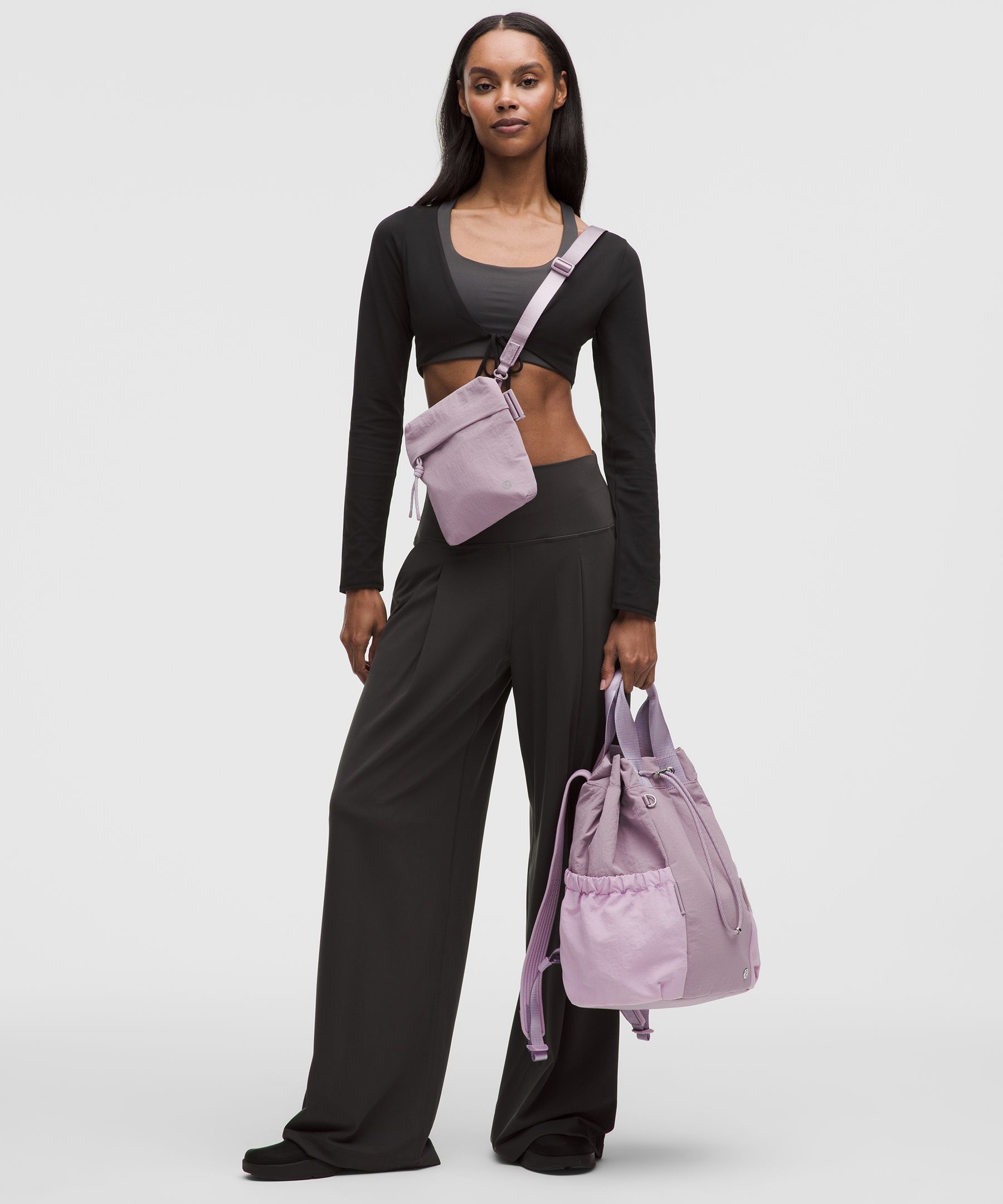 2-in-1 Drawstring Bucket Bag