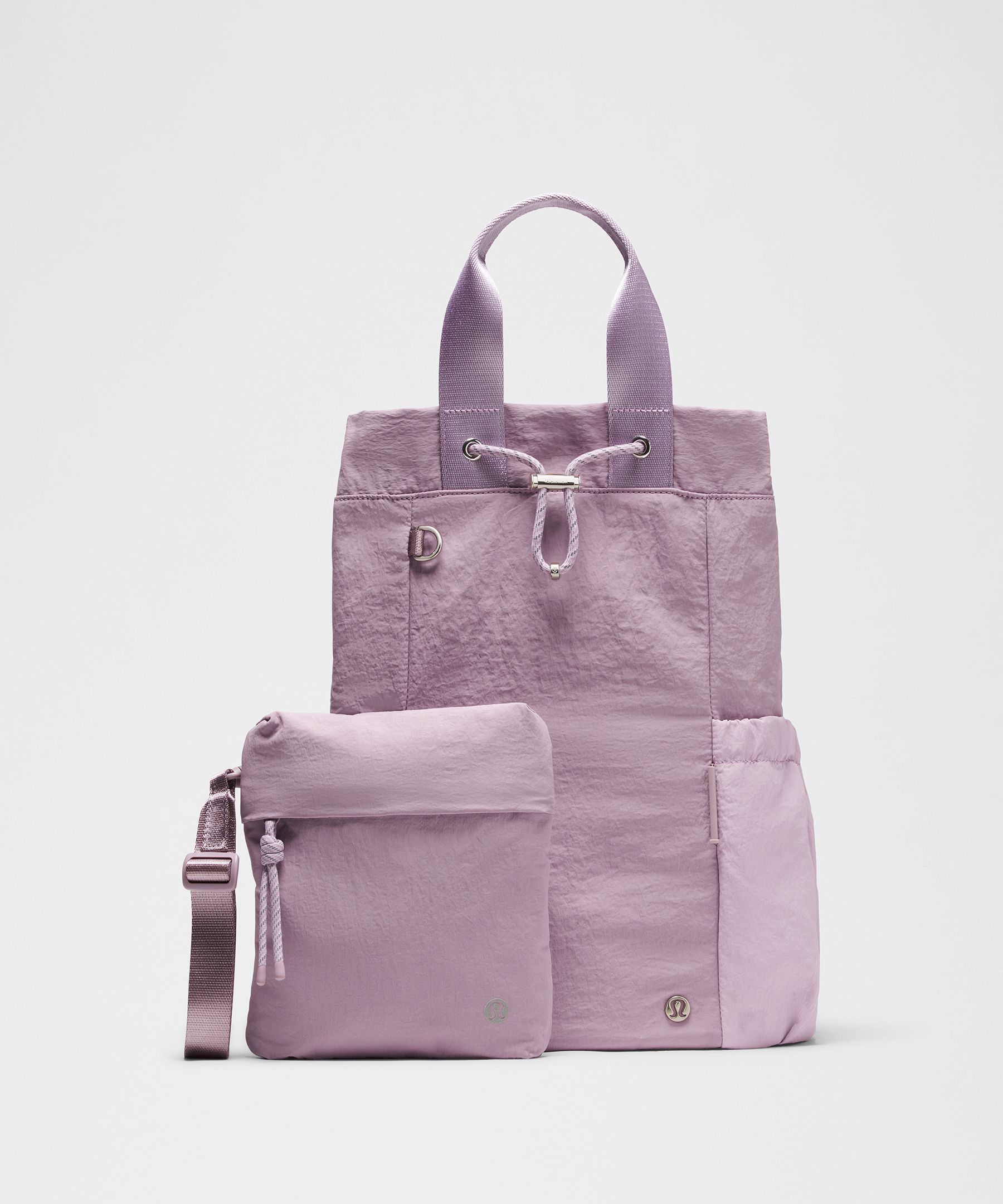 2-in-1 Drawstring Bucket Bag