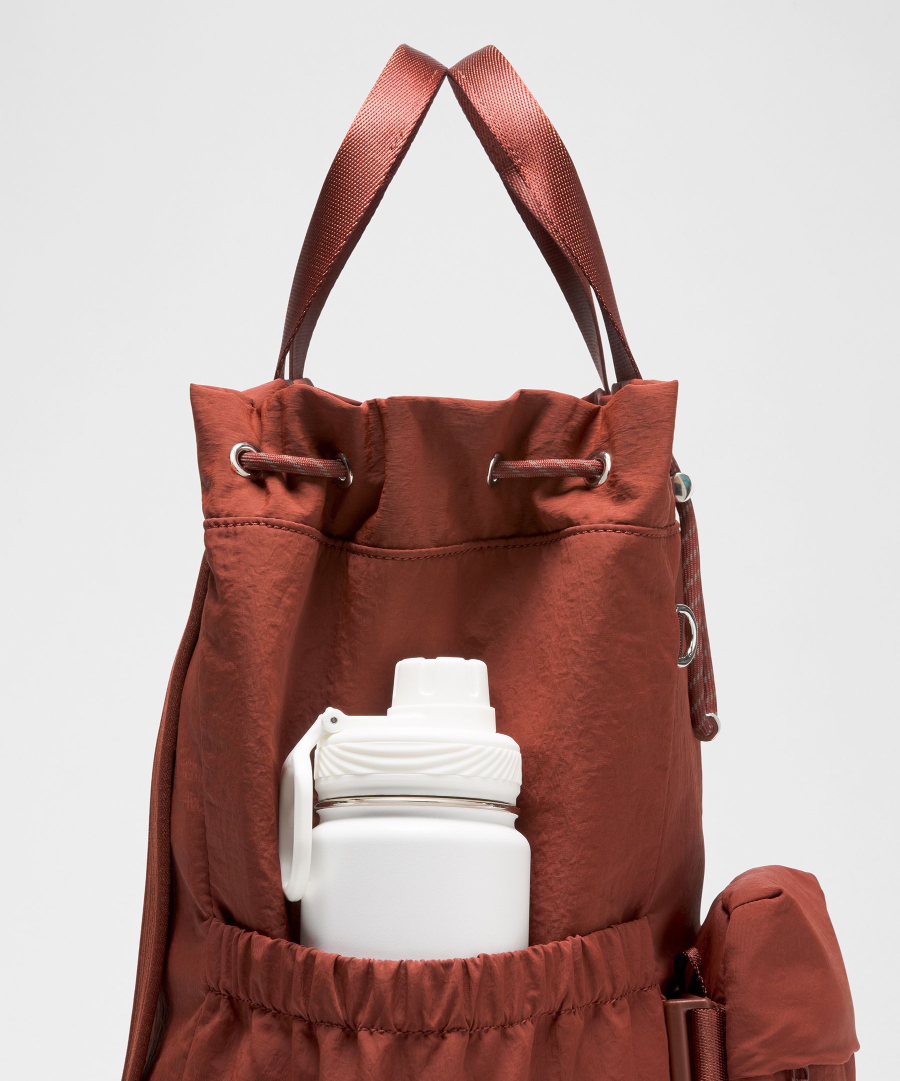 2-in-1 Drawstring Bucket Bag