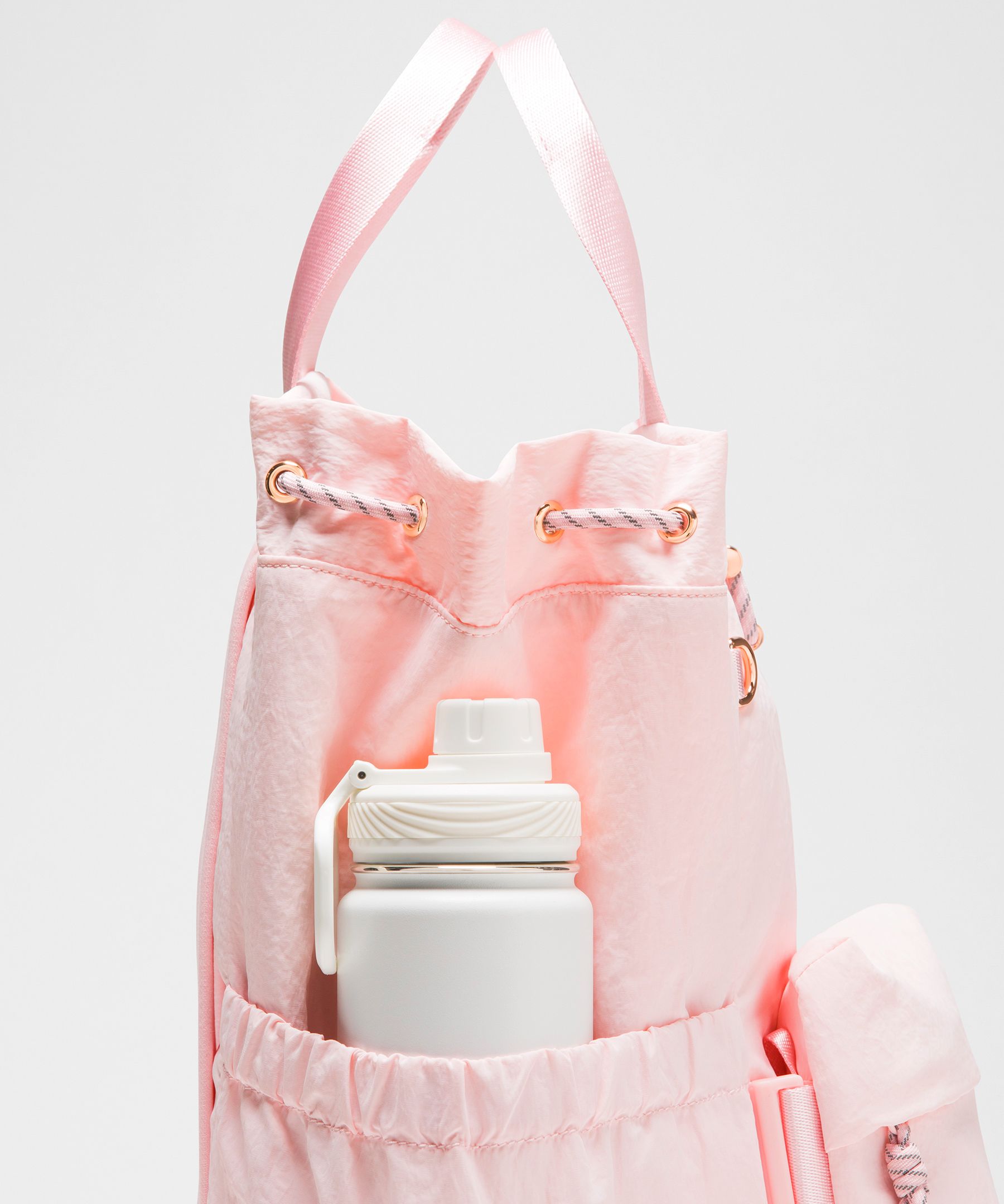 2-in-1 Drawstring Bucket Bag