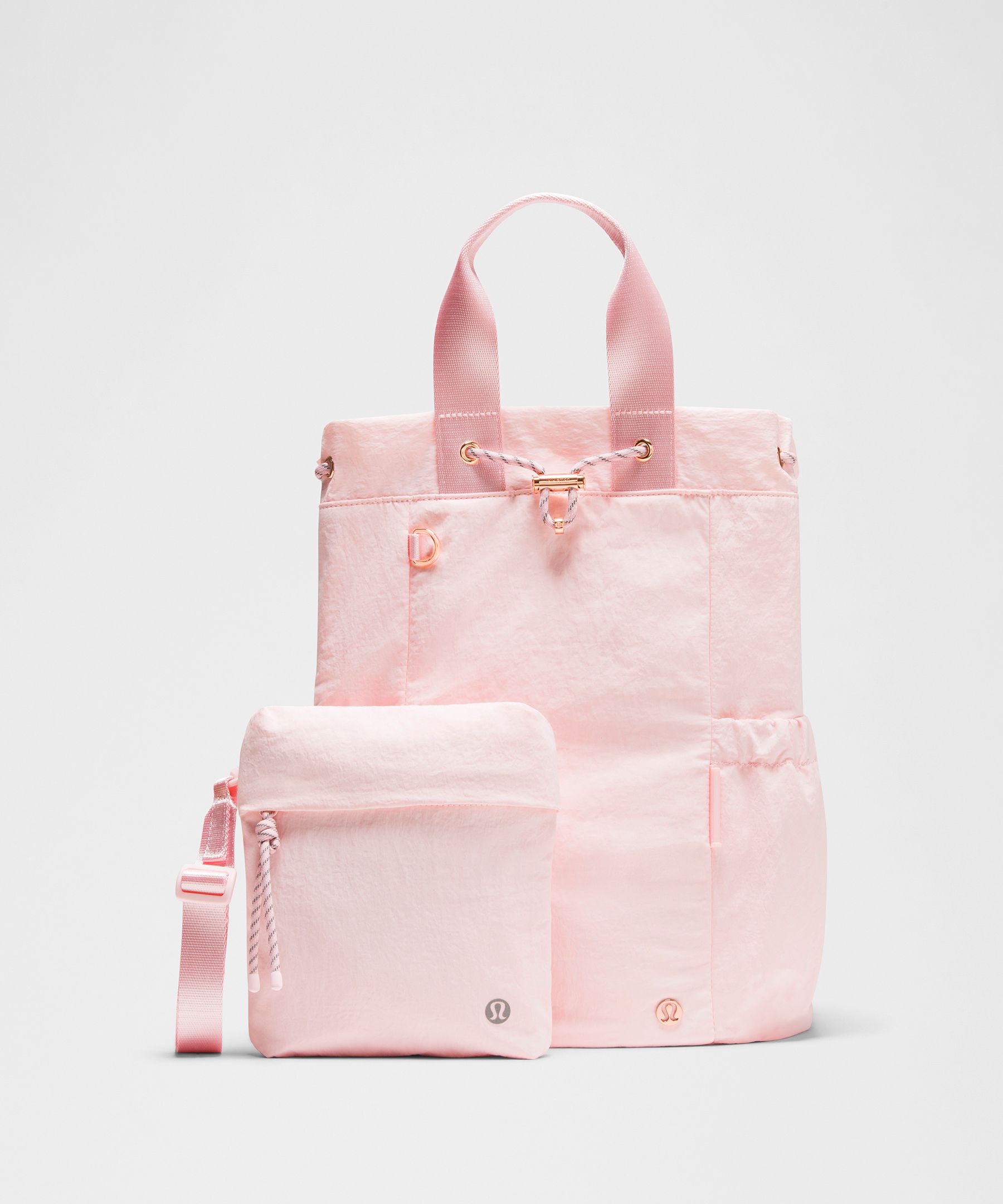 2-in-1 Drawstring Bucket Bag