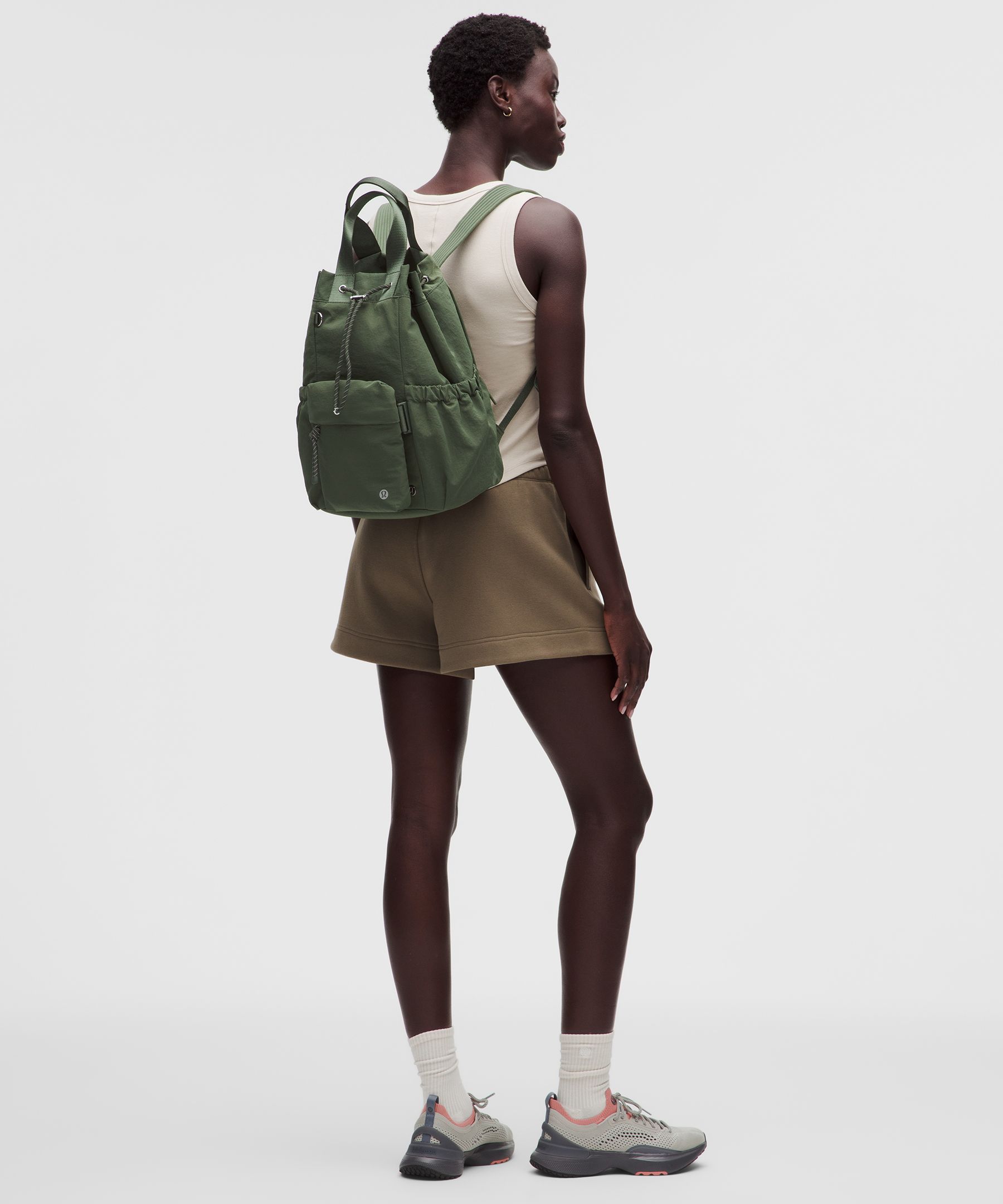 2-in-1 Drawstring Bucket Bag
