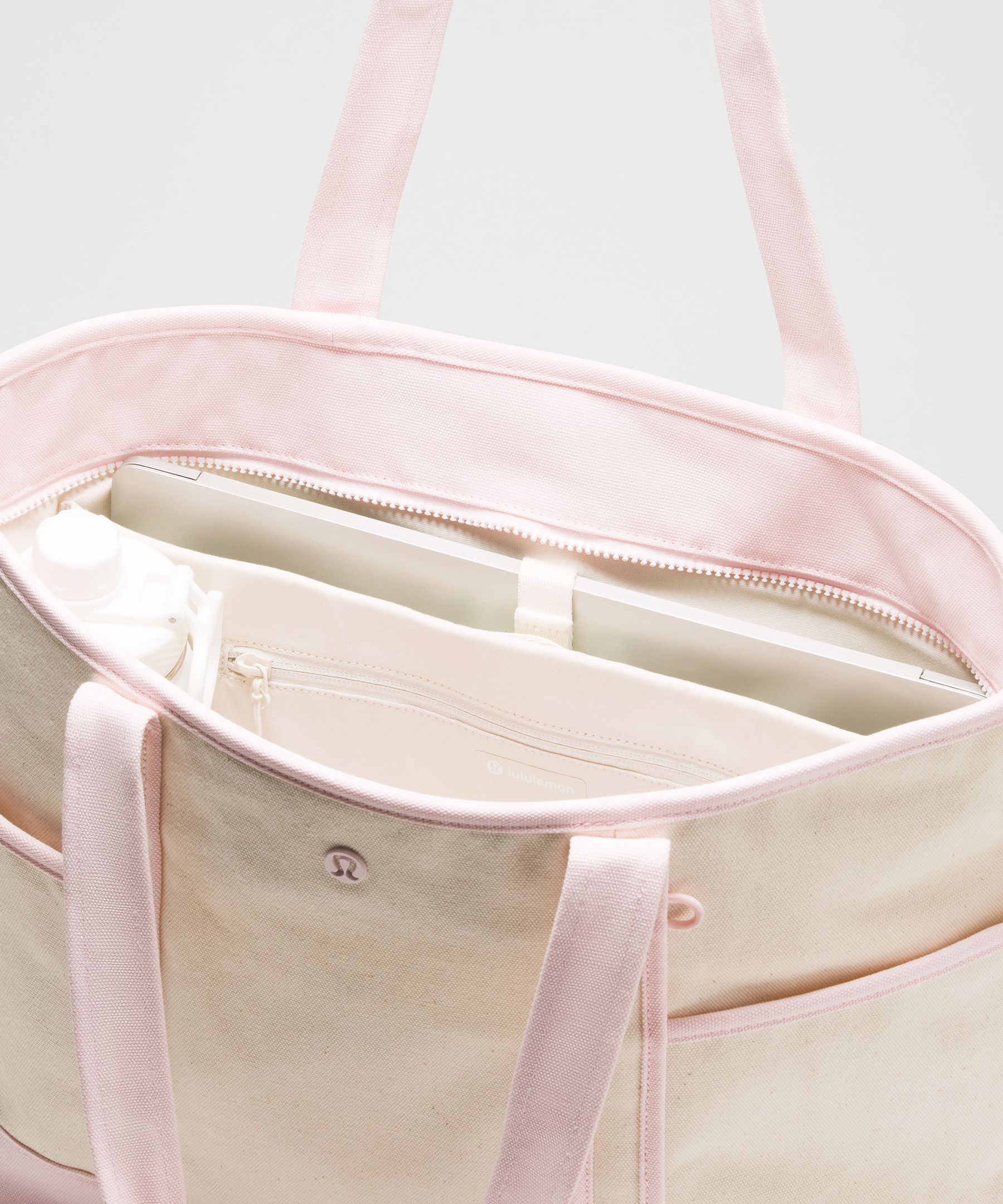 Bolso tote multibolsillos con cremallera para el d&iacute;a a d&iacute;a, 18&nbsp;l