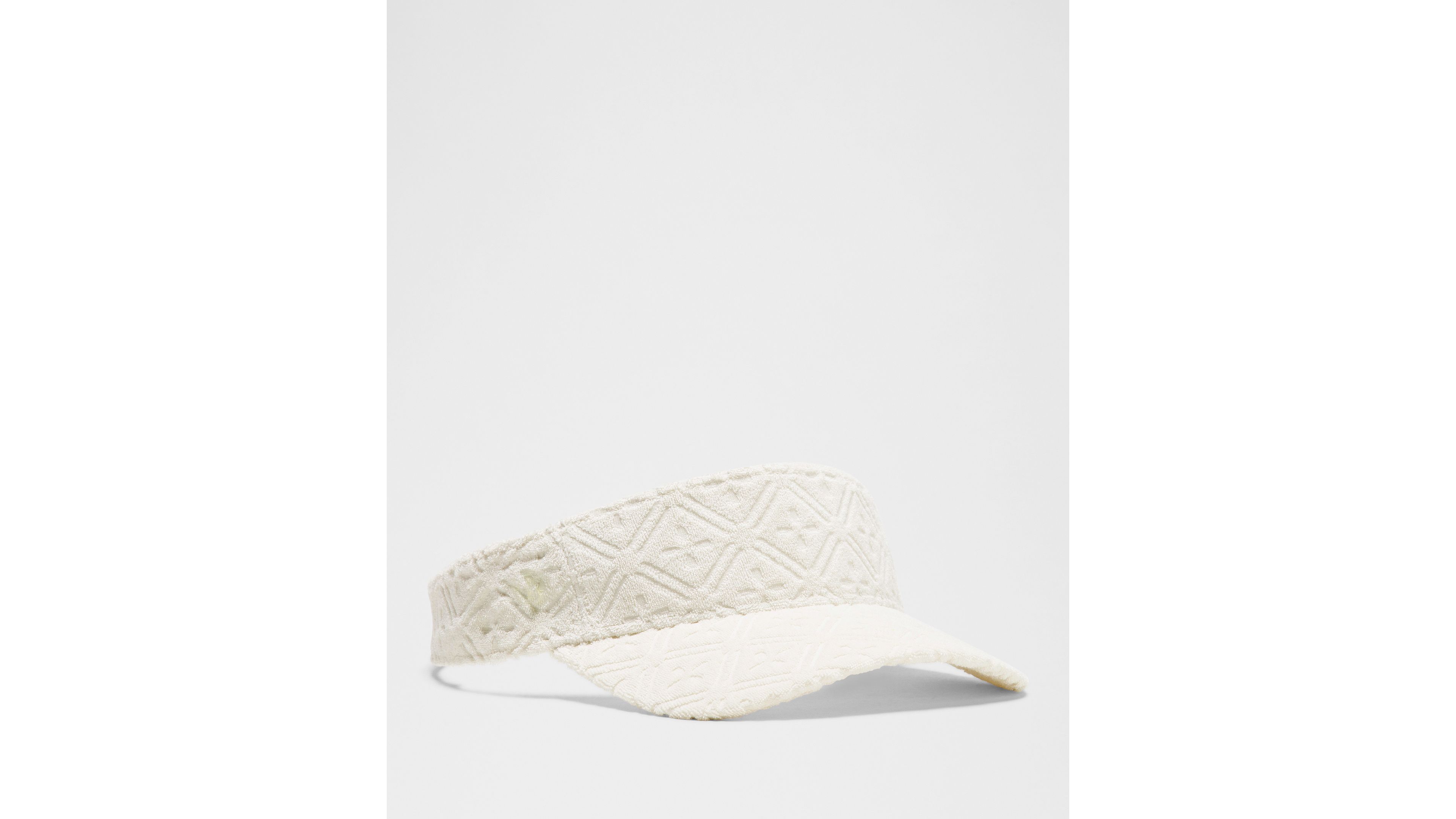 Removable Sweatband Terry Jacquard Visor
