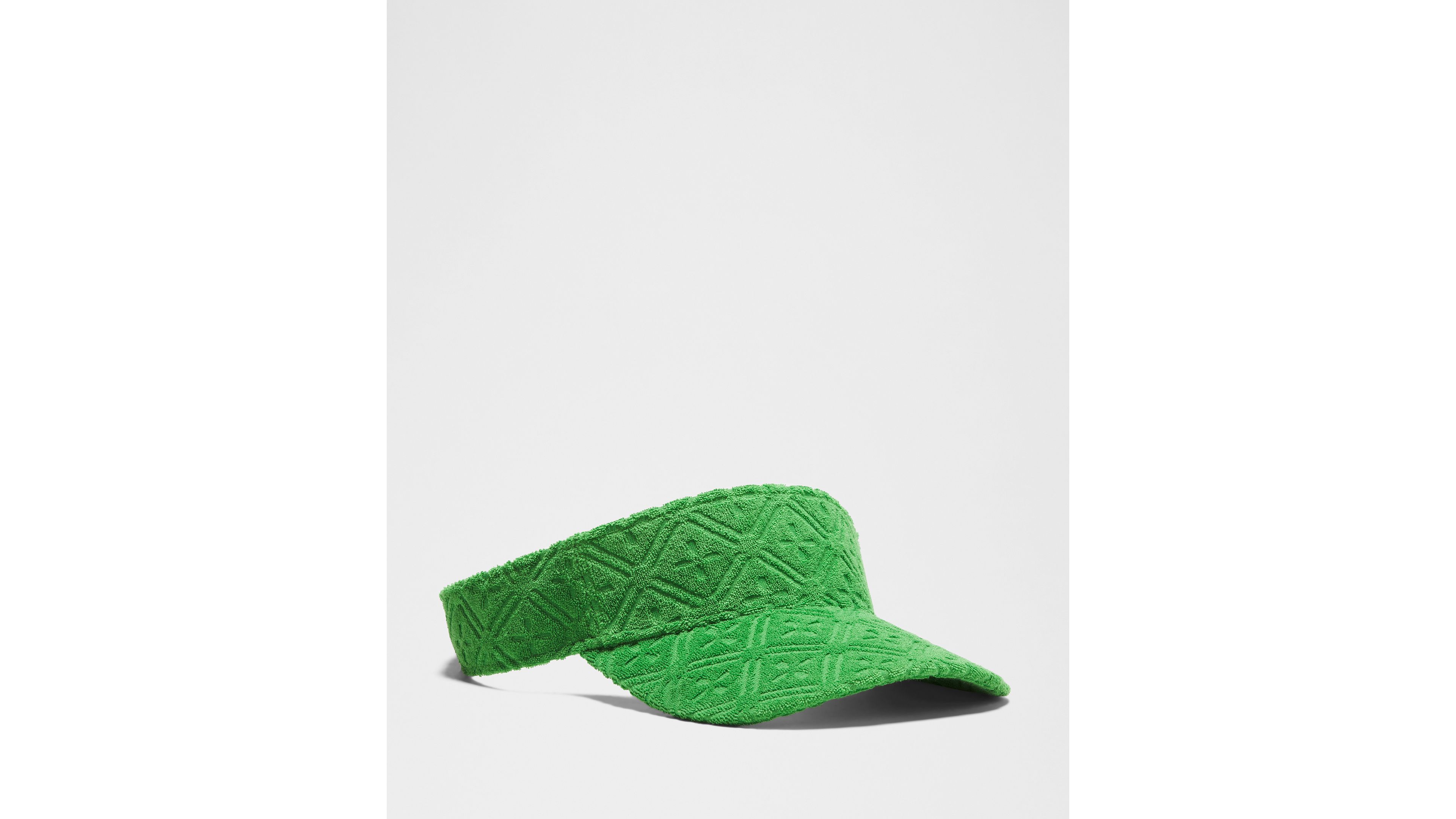 Removable Sweatband Terry Jacquard Visor