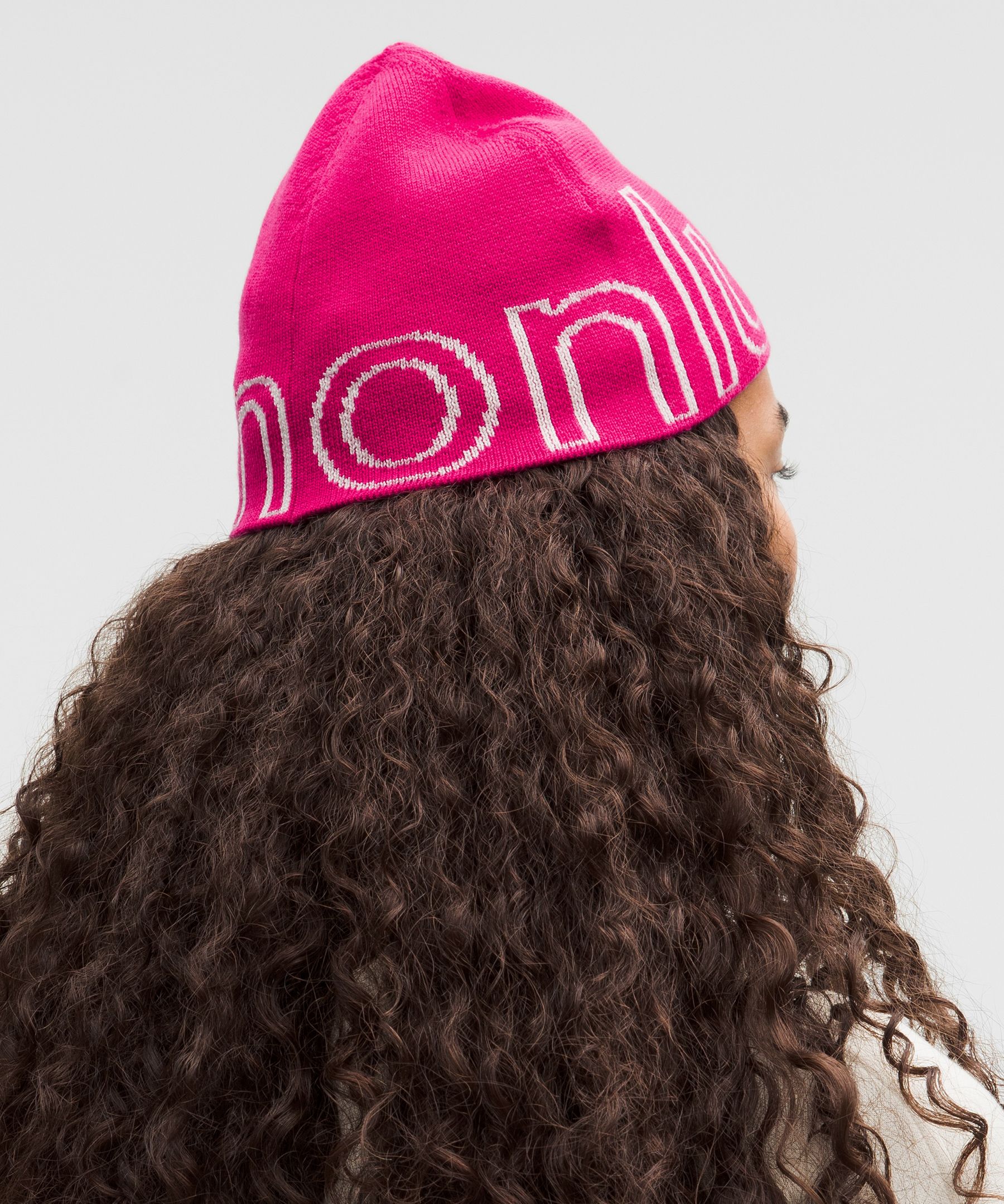 Lululemon Wordmark Merino Wool Skull Beanie